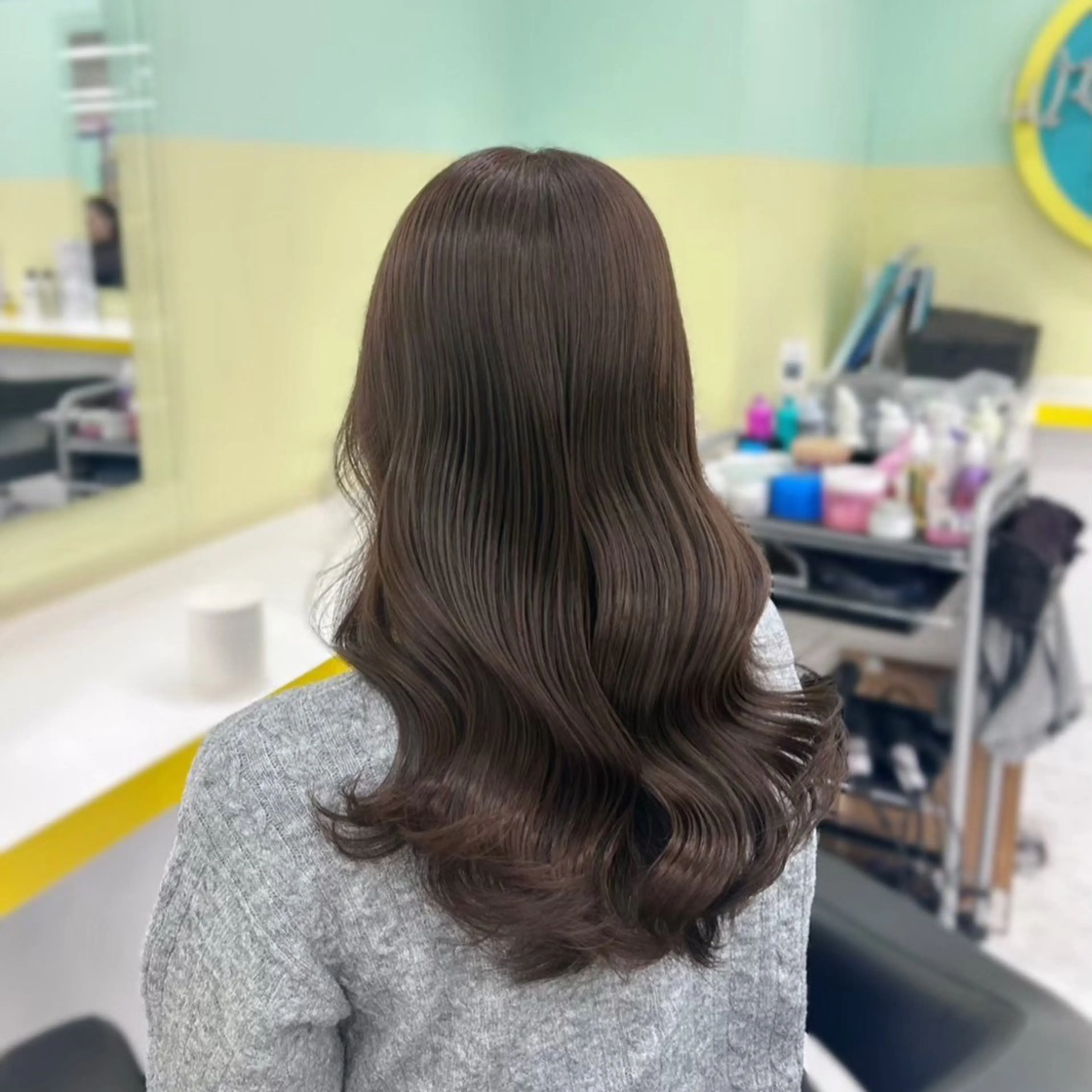 ロング カラー 透明感カラー トリートメント 🤍透明感推しカラー 🤍yui‪💞✨のヘアスタイル