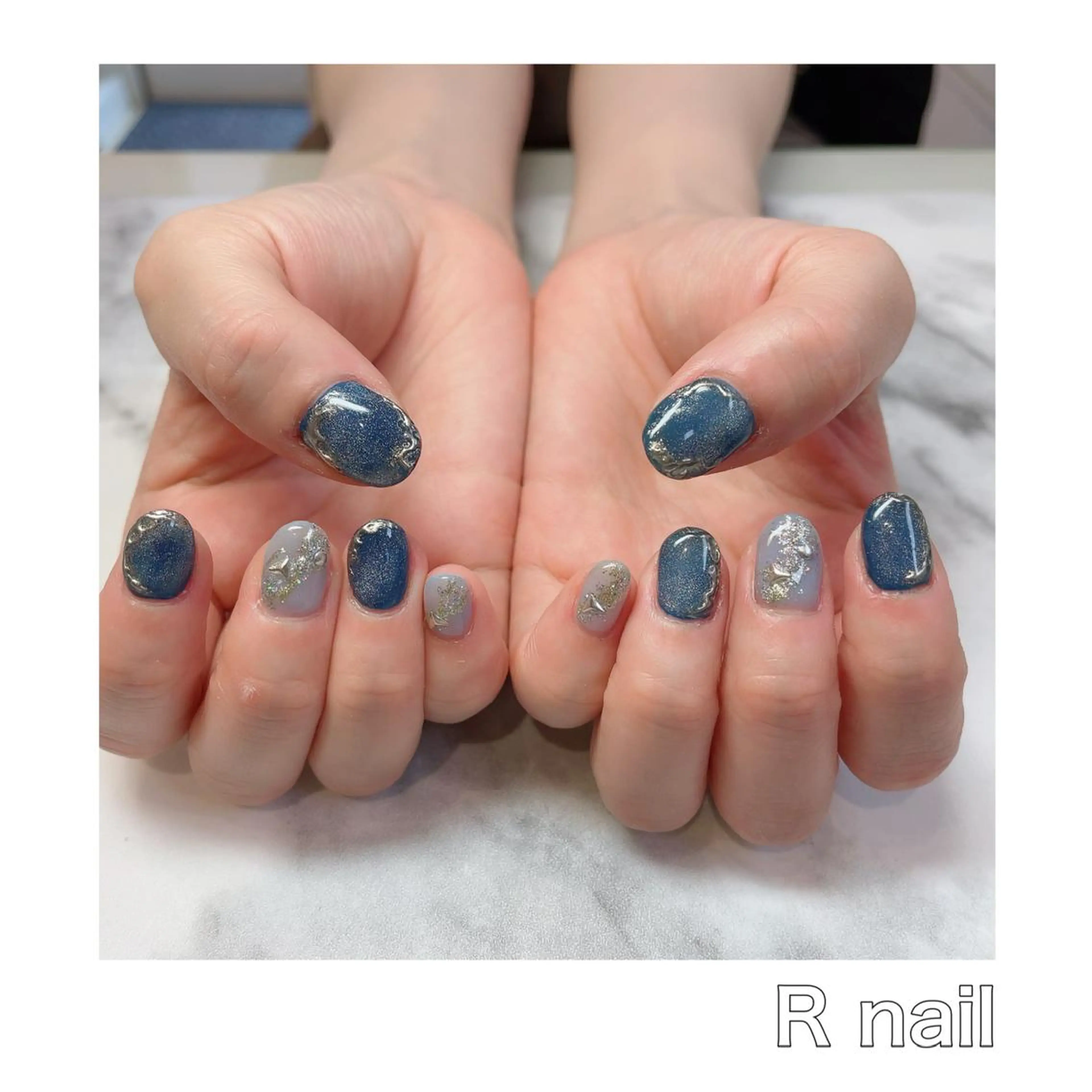 ネイル ハンドネイル ハンドケア SUN&MOON REOのネイルデザイン