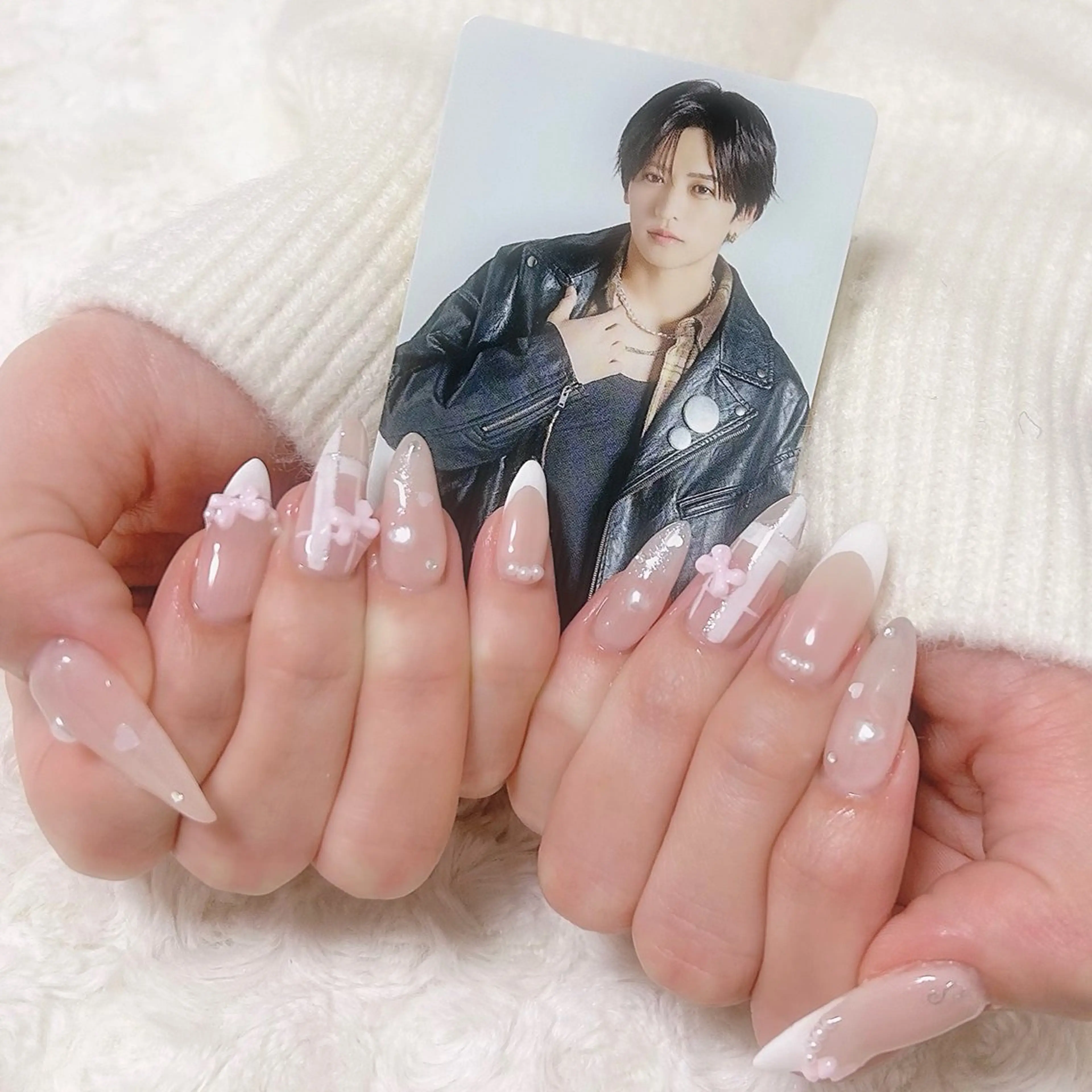 ネイル フレンチネイル 持ち込み ハンドネイル Naruse Momoのネイルデザイン