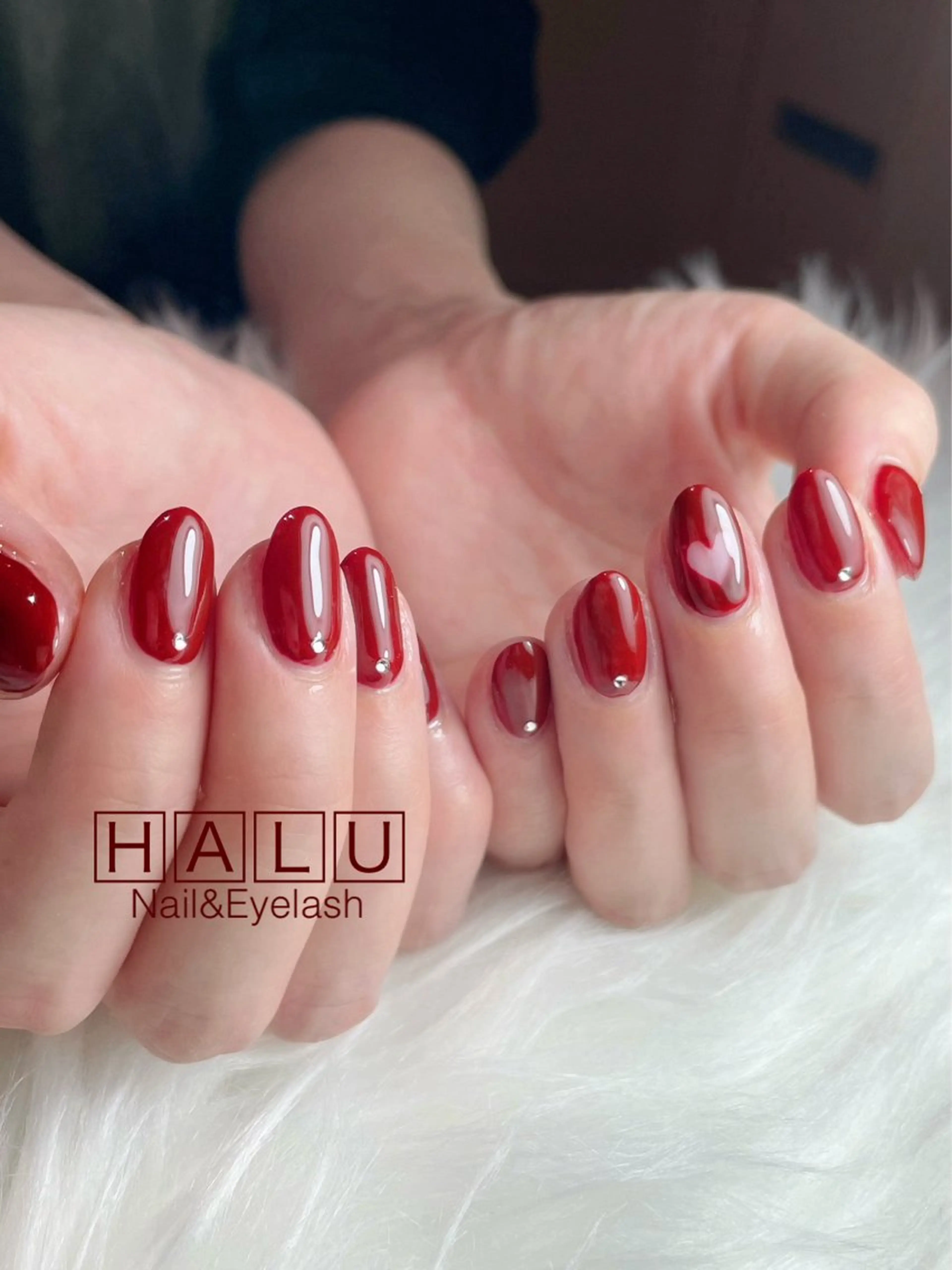 ネイル ハート HALU ハルのネイルデザイン