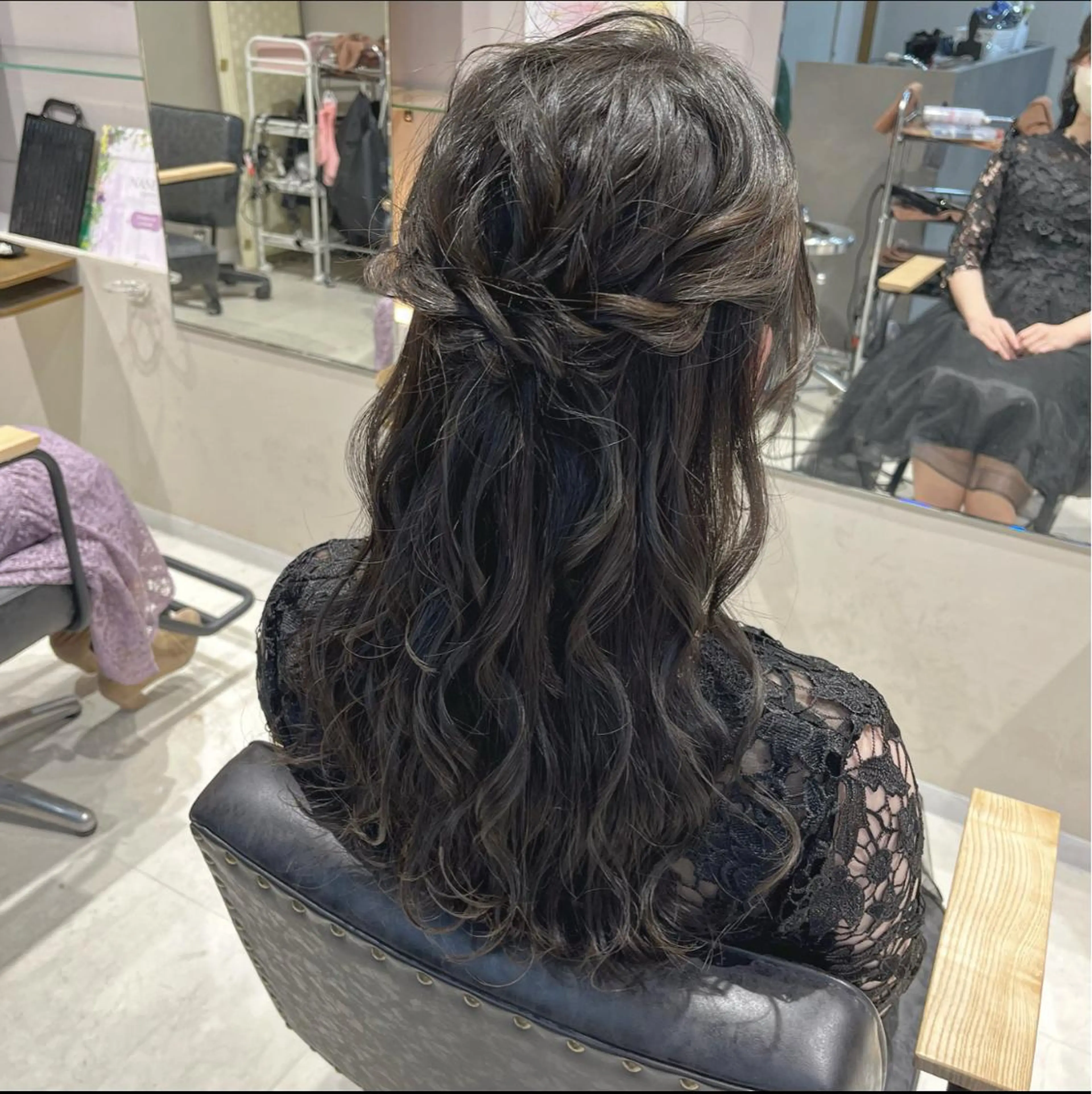 ロング カット ヘアカラー トリートメント 似合わせ＋韓国カット ニシヤマ　マイのヘアスタイル