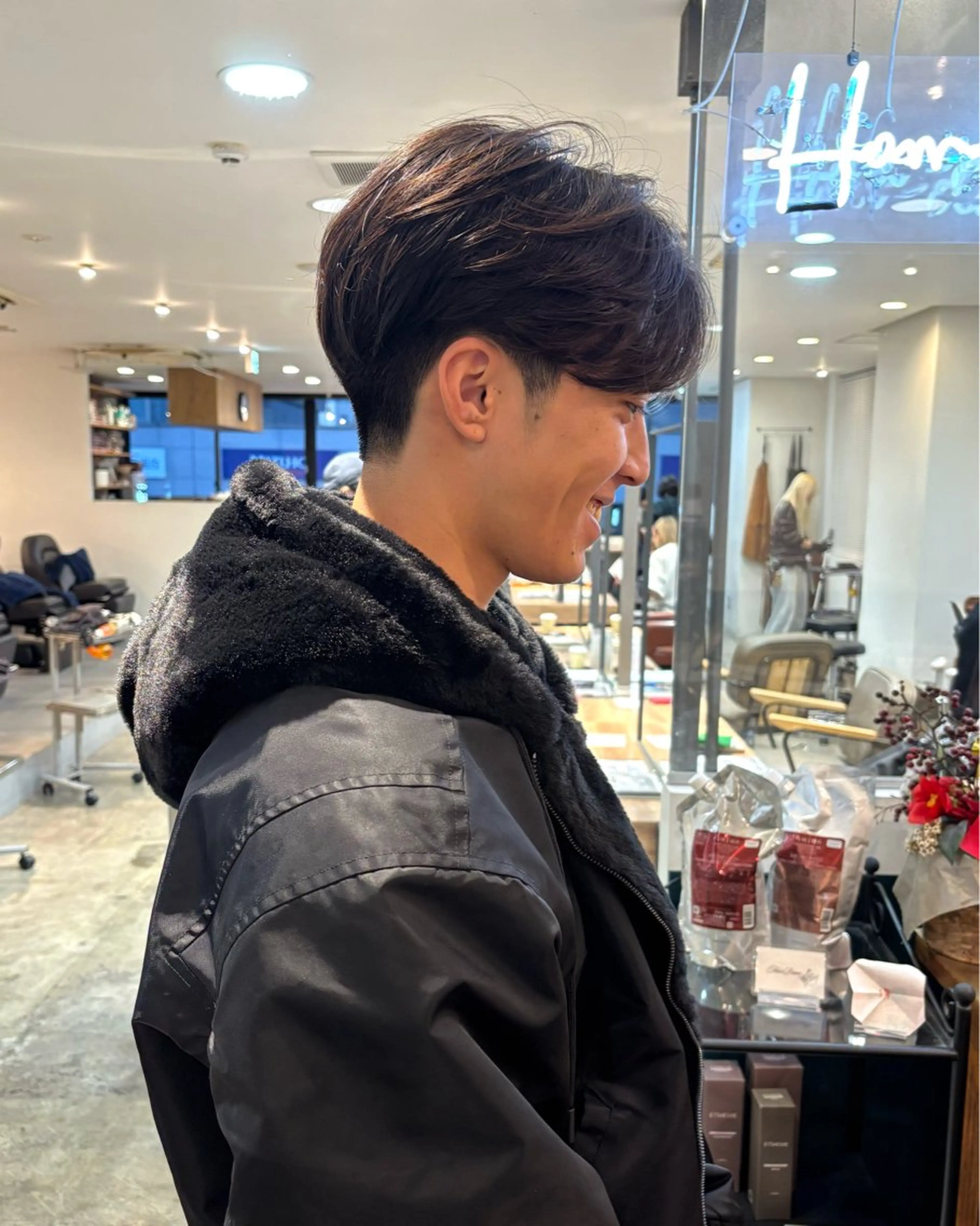 パーマ メンズ 高山 鳳成のヘアスタイル