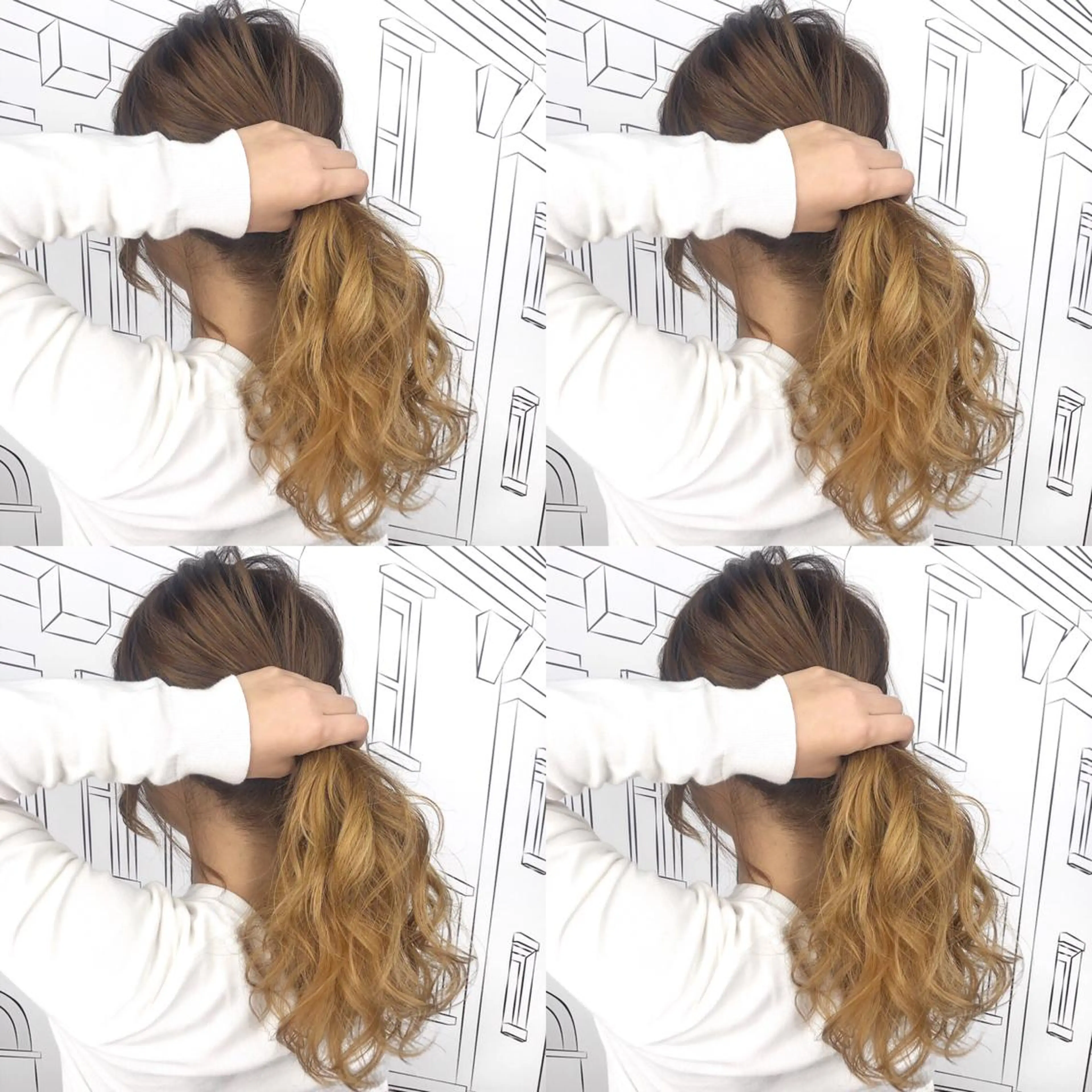 ミディアム カラー TOMOKA 艶髪/透明感カラーのヘアスタイル