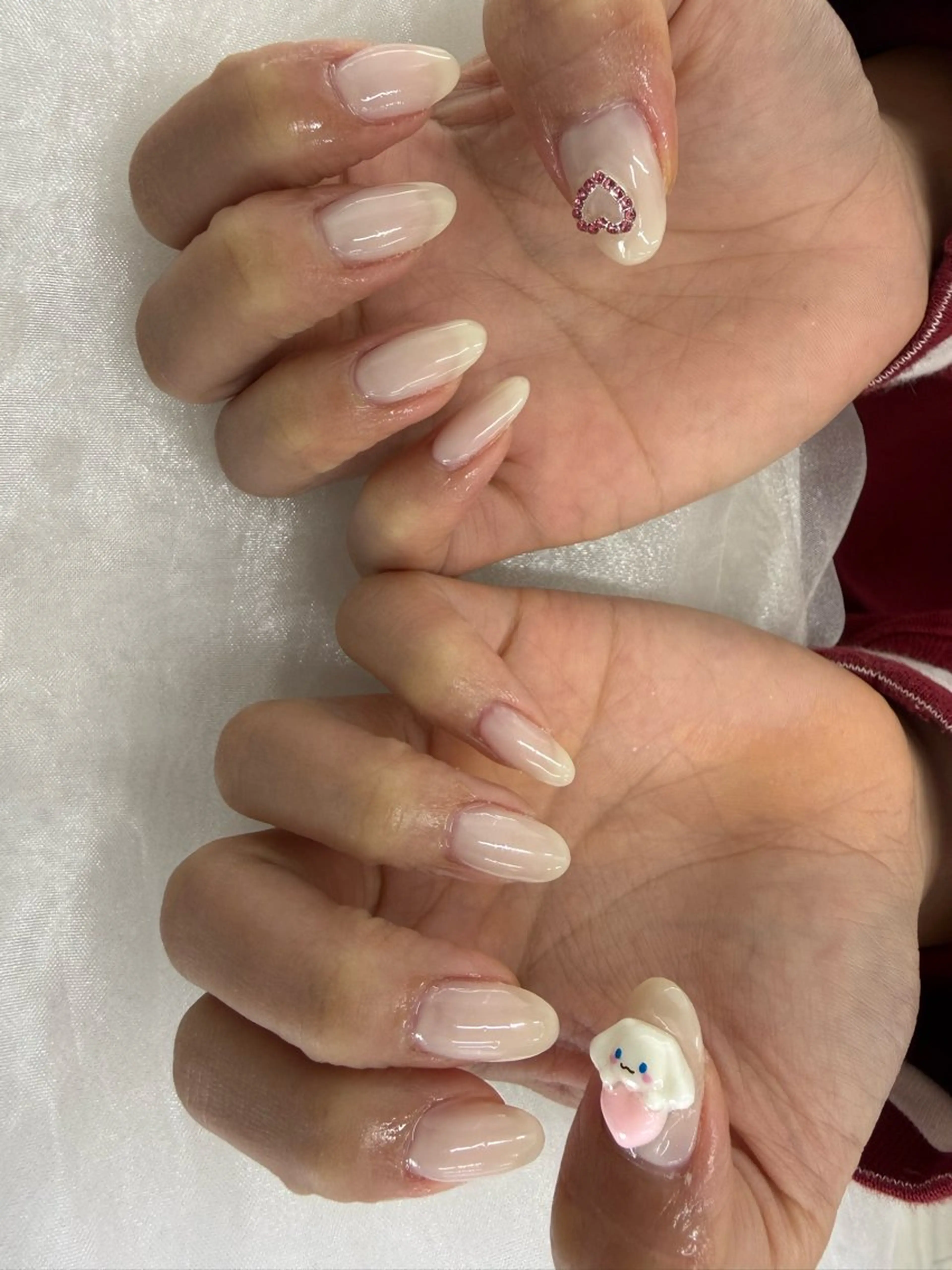 ワンカラー（オフなし）💜 パーツ2つプレゼント💜の写真