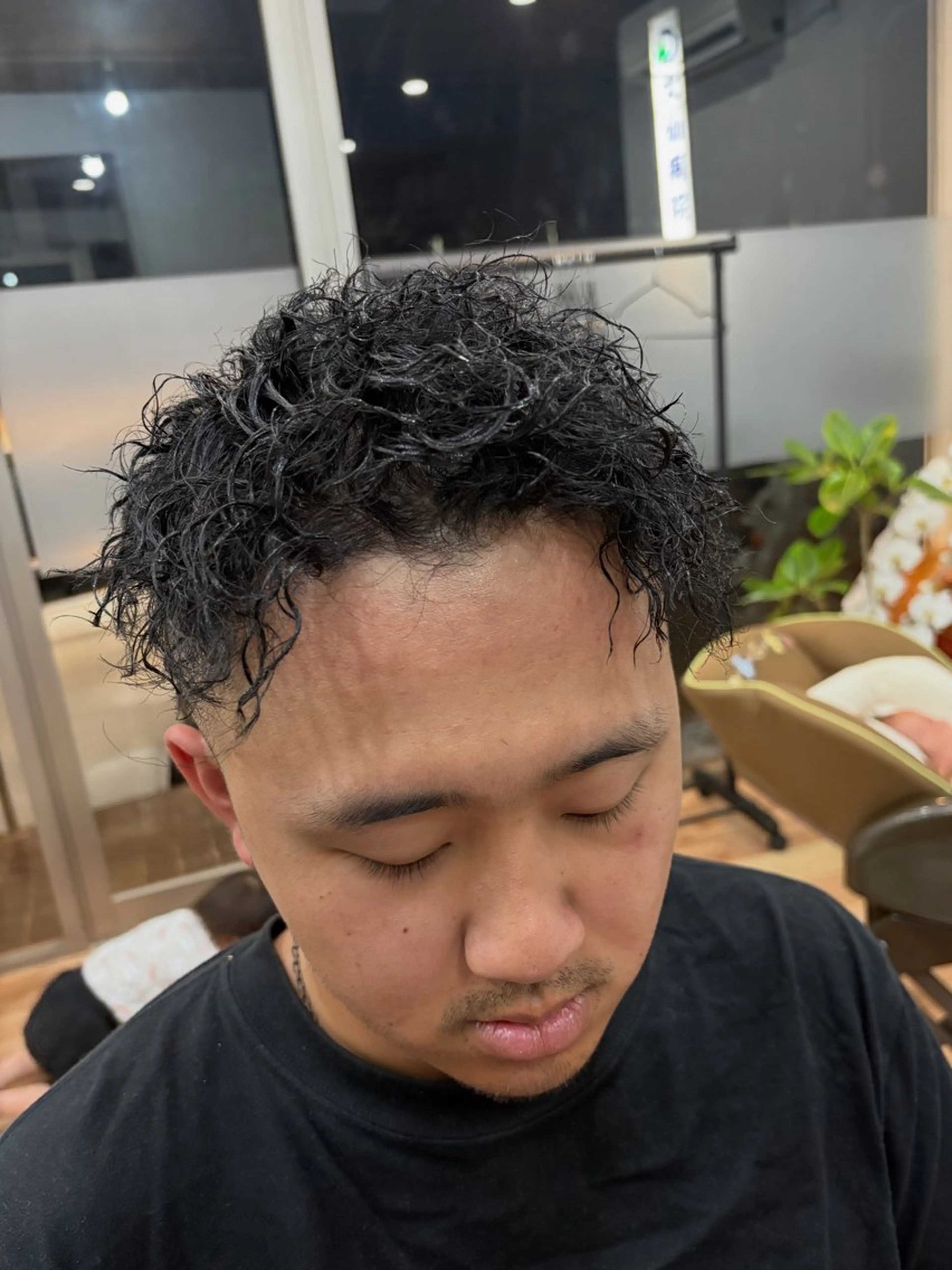 ショート パーマ メンズ カット パーマ hairs 897のヘアスタイル