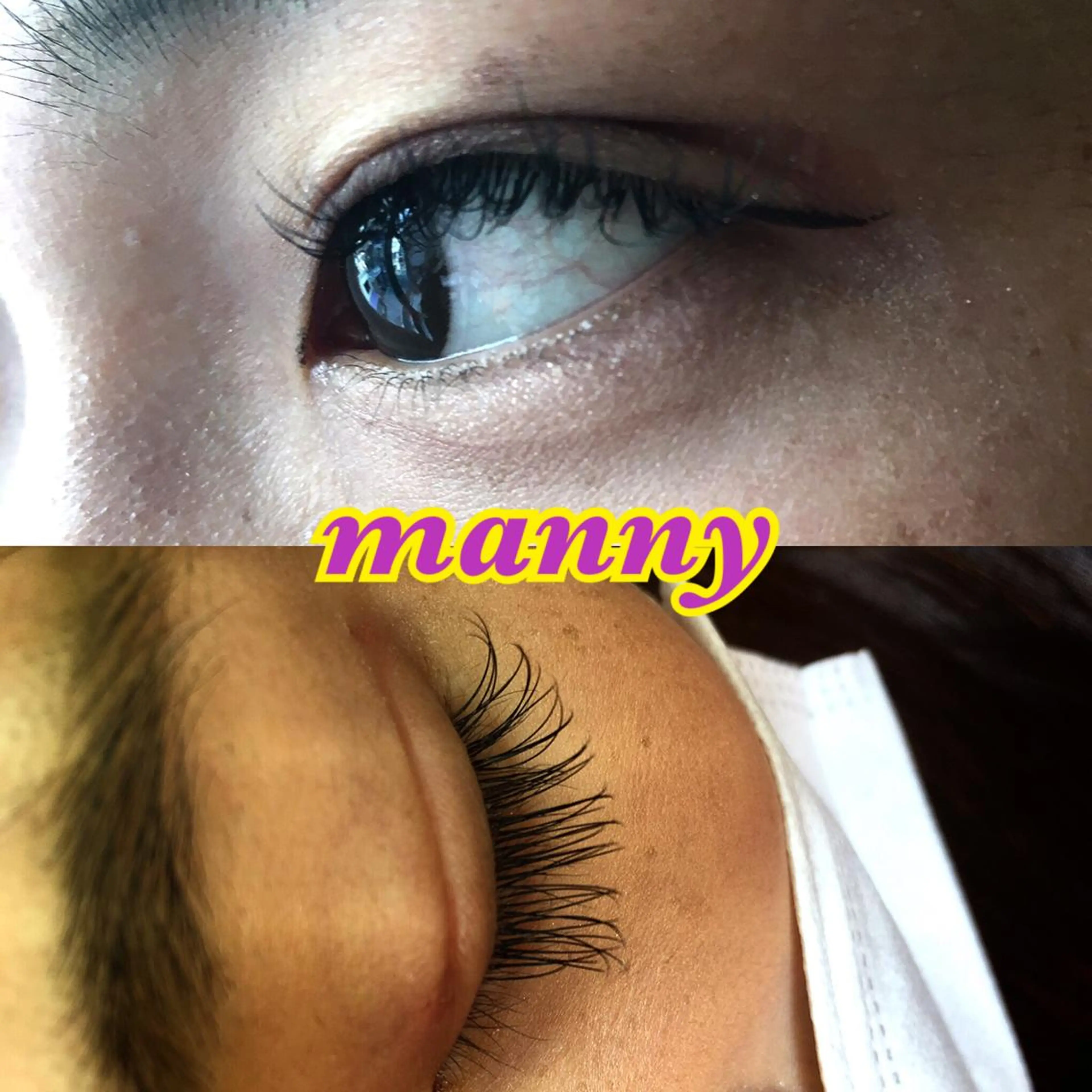 マツエク・マツパ Cカール ナチュラル manny eyelashのマツエク・マツパデザイン