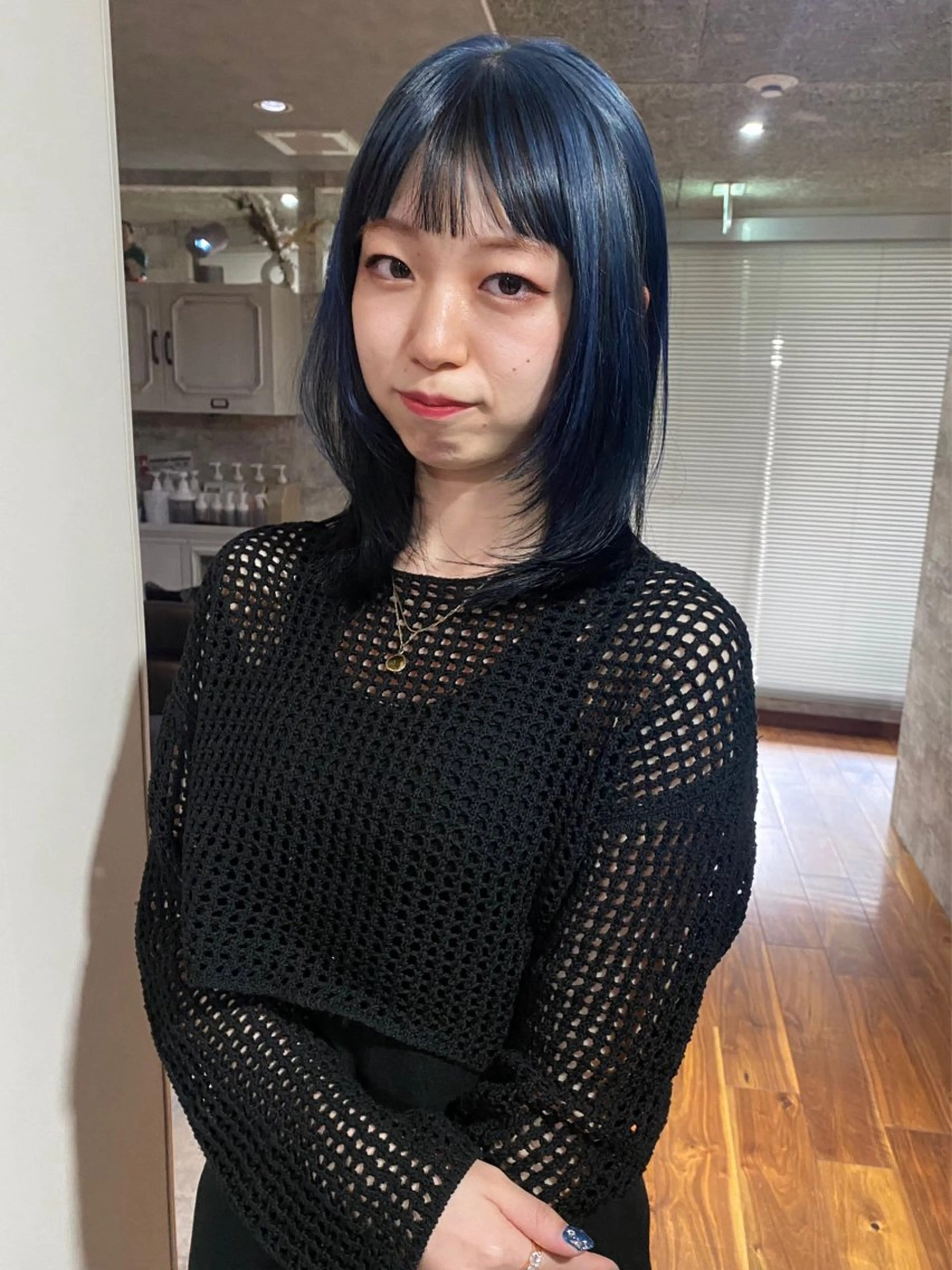 ミディアム カラー 似合わせカット カット ヘアカラー トリートメント mai / linoah˚✧のヘアスタイル