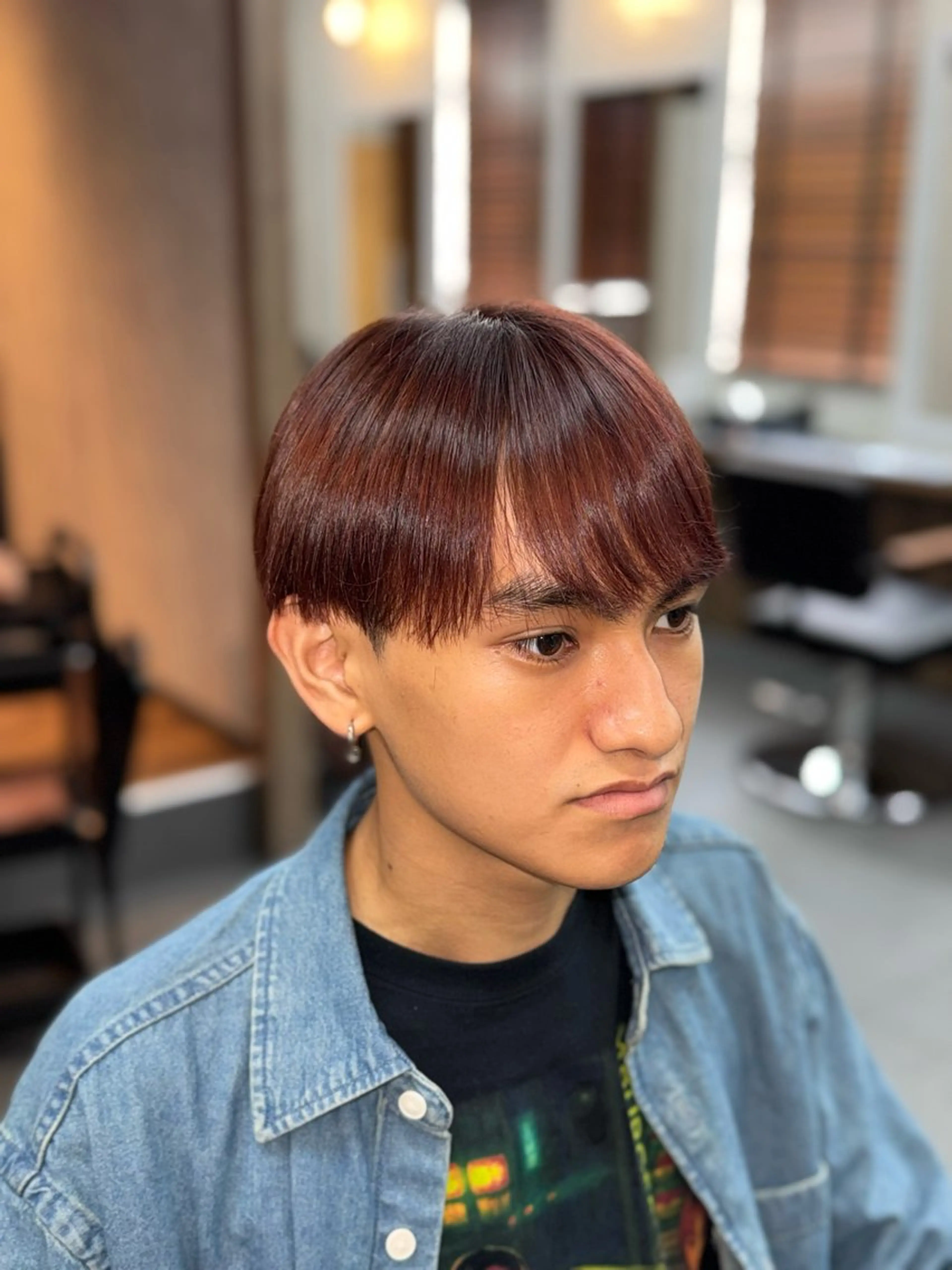 ショート カラー メンズ カット ヘアカラー 増山 諒 【メンズ専門美容師】のヘアスタイル