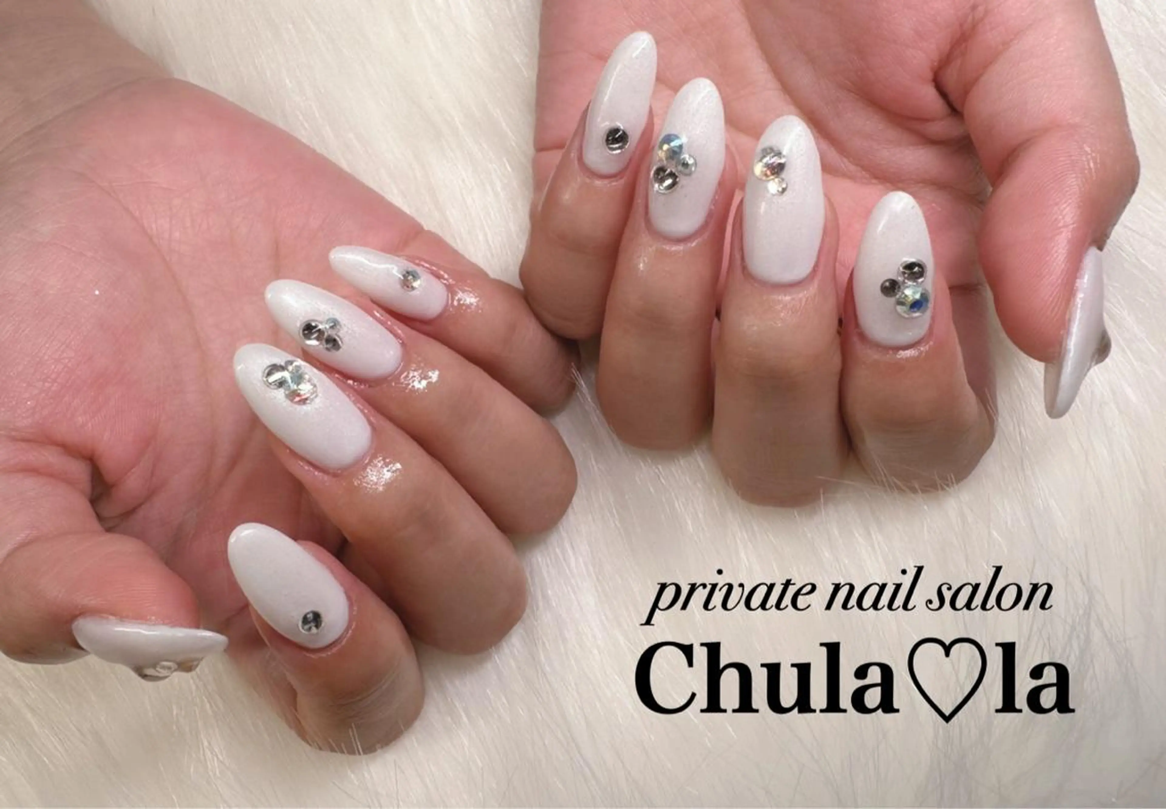 ネイル ストーンネイル Chula♡la 豊見城市高安のネイルデザイン