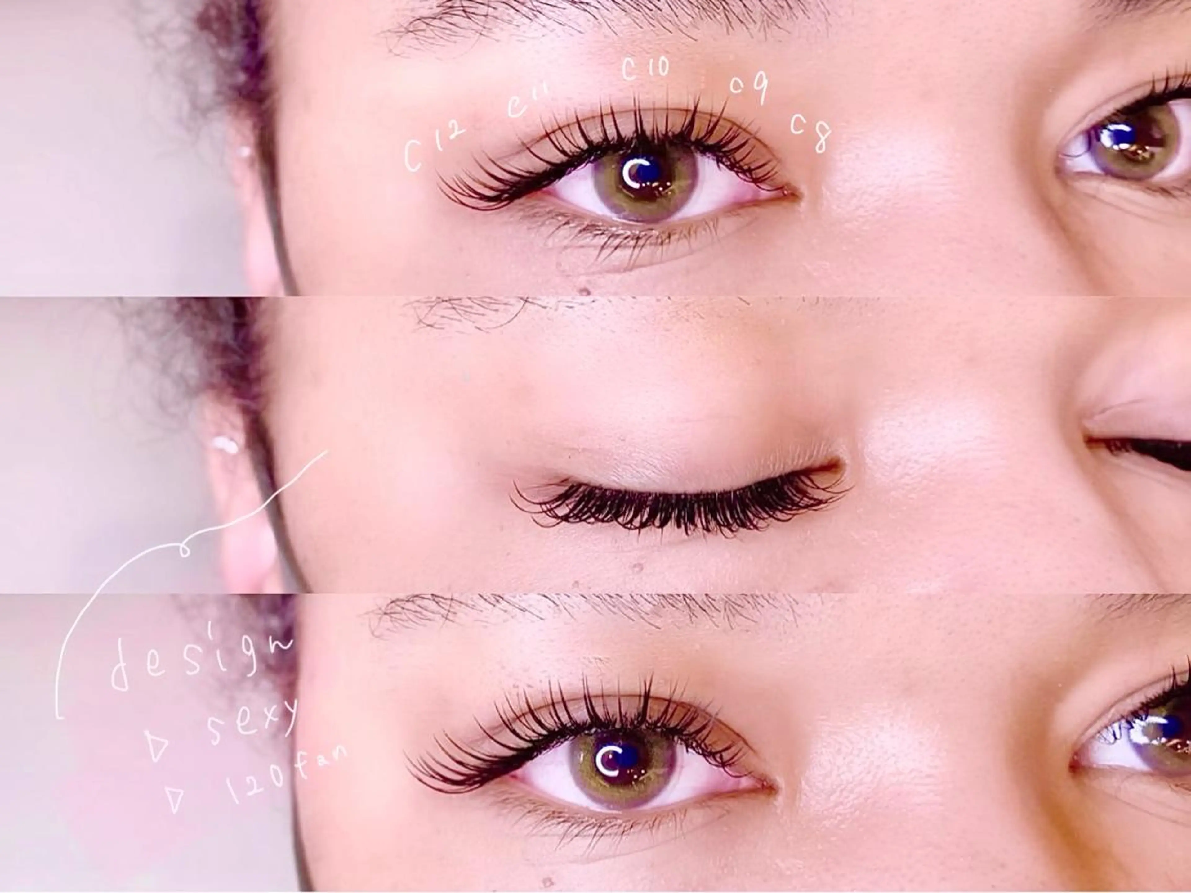 マツエク・マツパ バインドロック マツエク Largo🌿 明治神宮前／表参道のマツエク・マツパデザイン