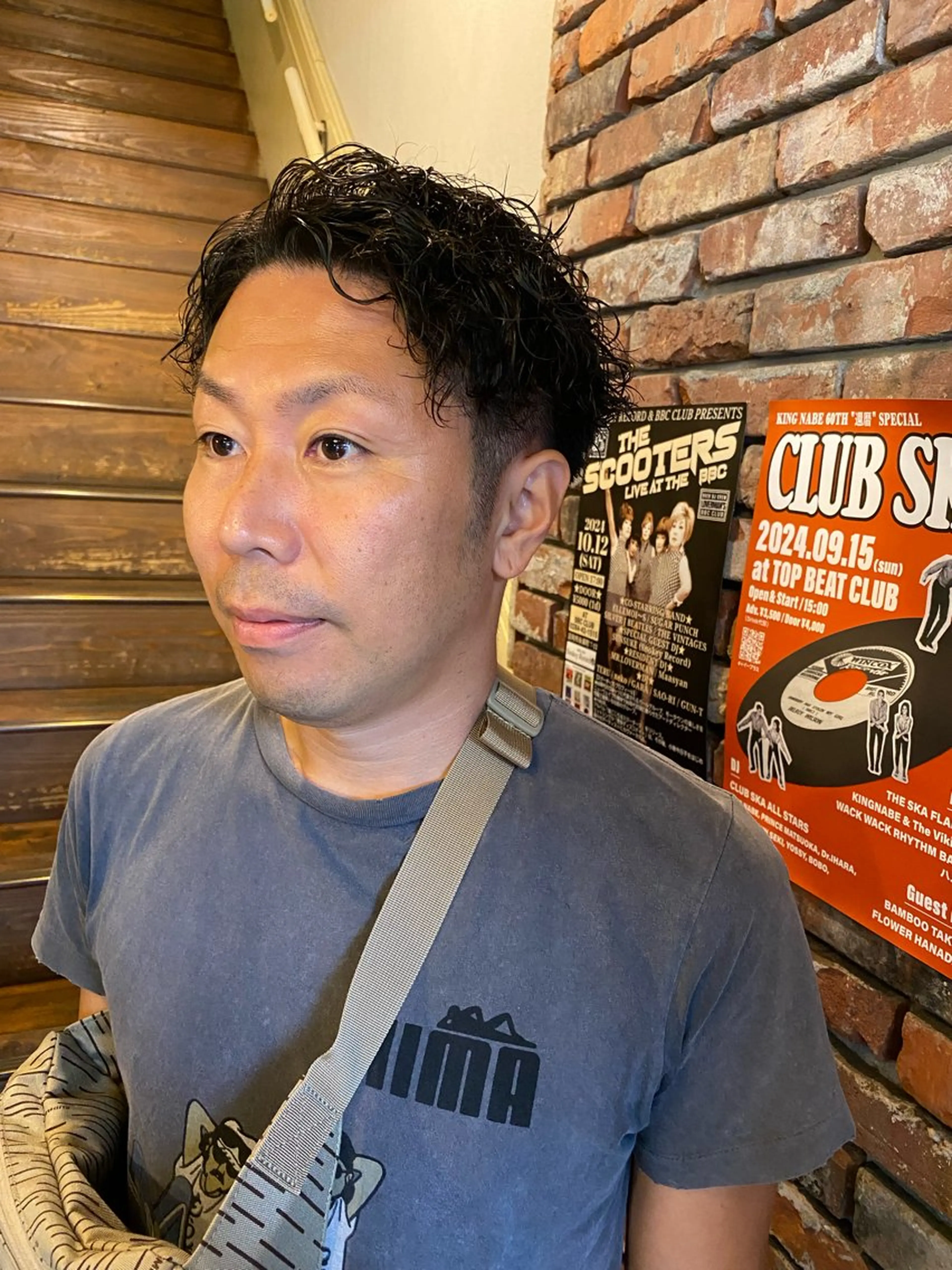 パーマ メンズ 高塩翔大 髪質改善のヘアスタイル