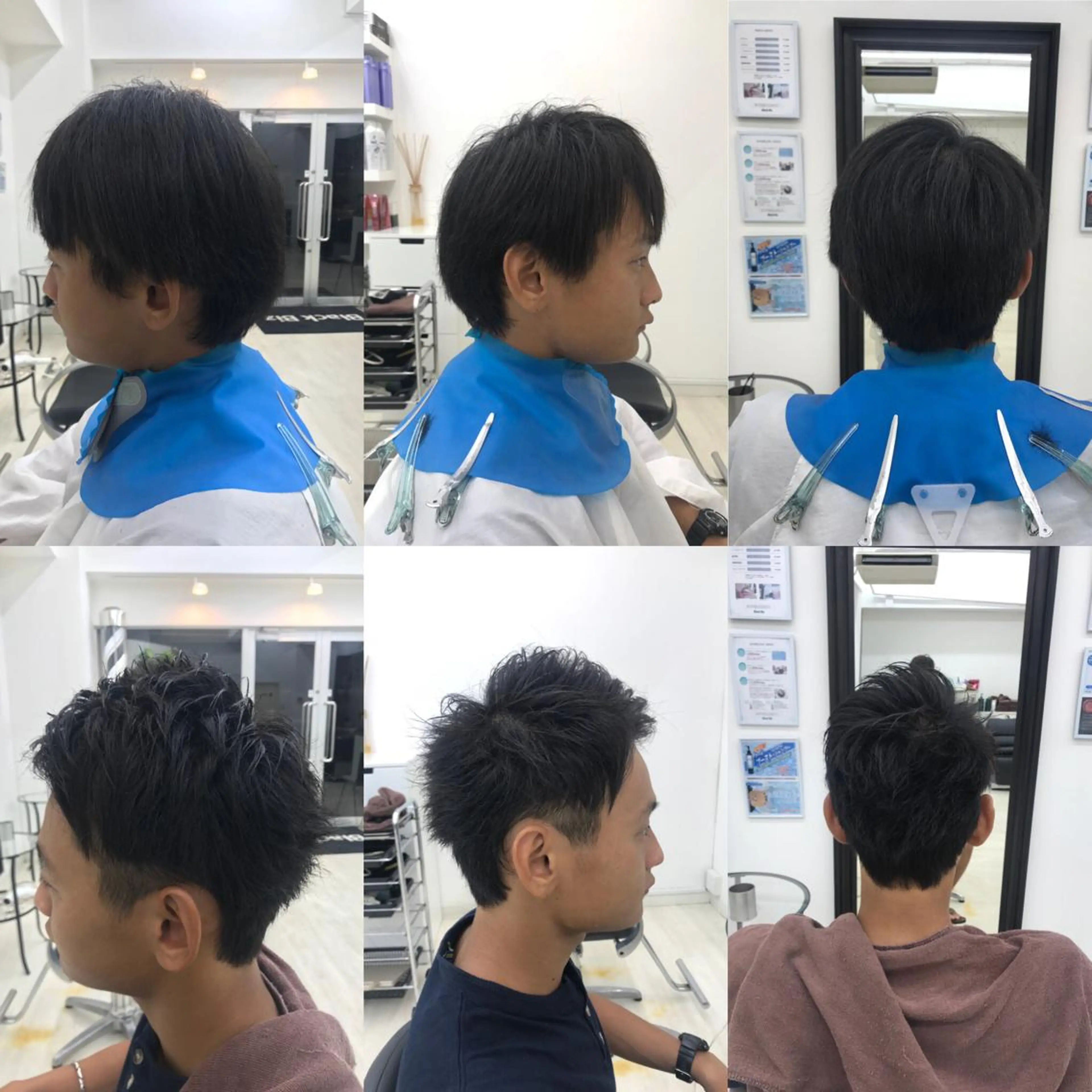 ショート メンズ ショートレイヤー ツーブロック レイヤーカット ショートヘア カット 吉原 頌平のヘアスタイル