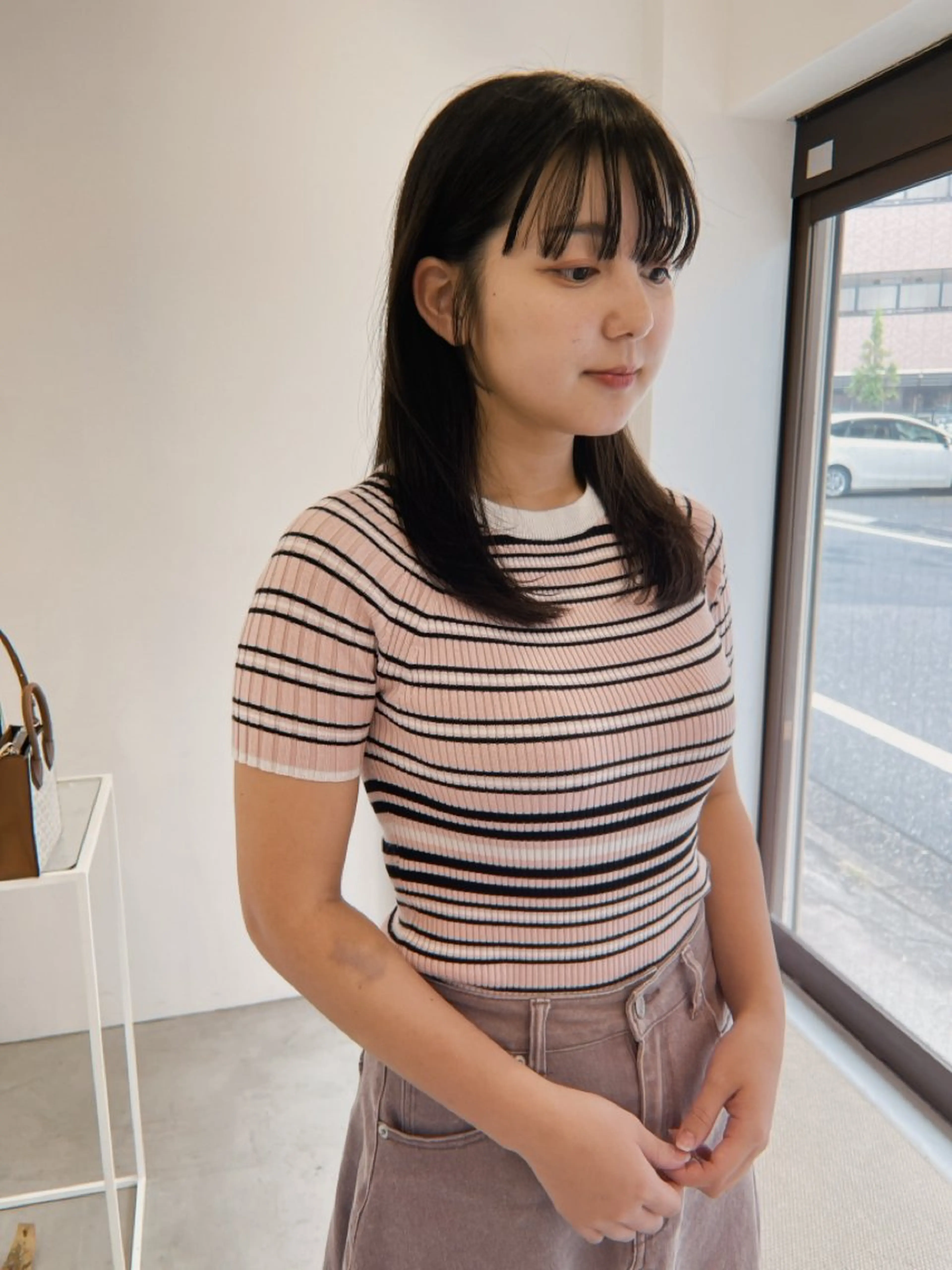 ミディアム カラー カット ヘアカラー トリートメント 可愛いパーマスタイル といえばISSEYのヘアスタイル