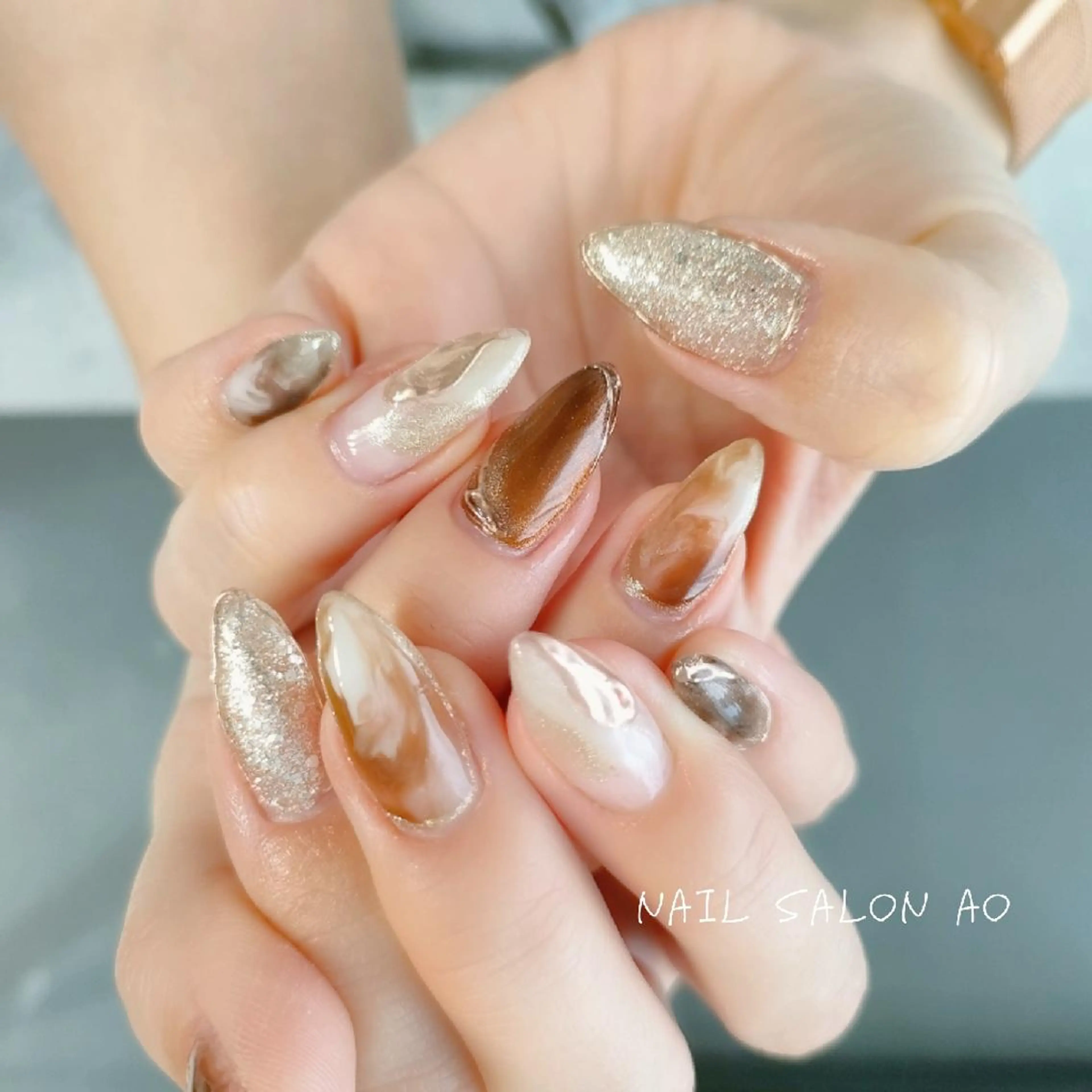 ネイル Nail Salon   AO✳Emiのネイルデザイン