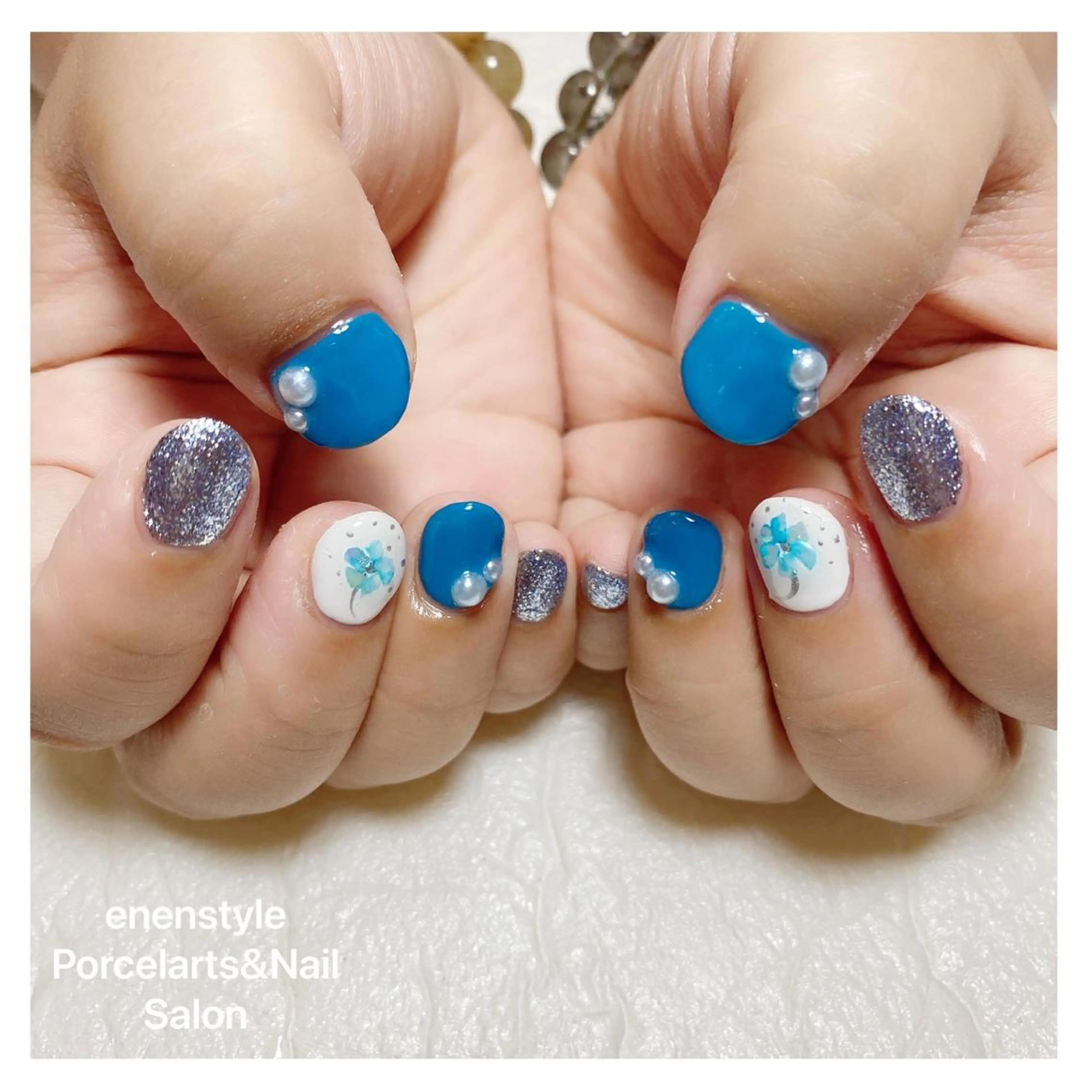 ミディアム ネイル ハンドネイル 👑enen style👑のネイルデザイン