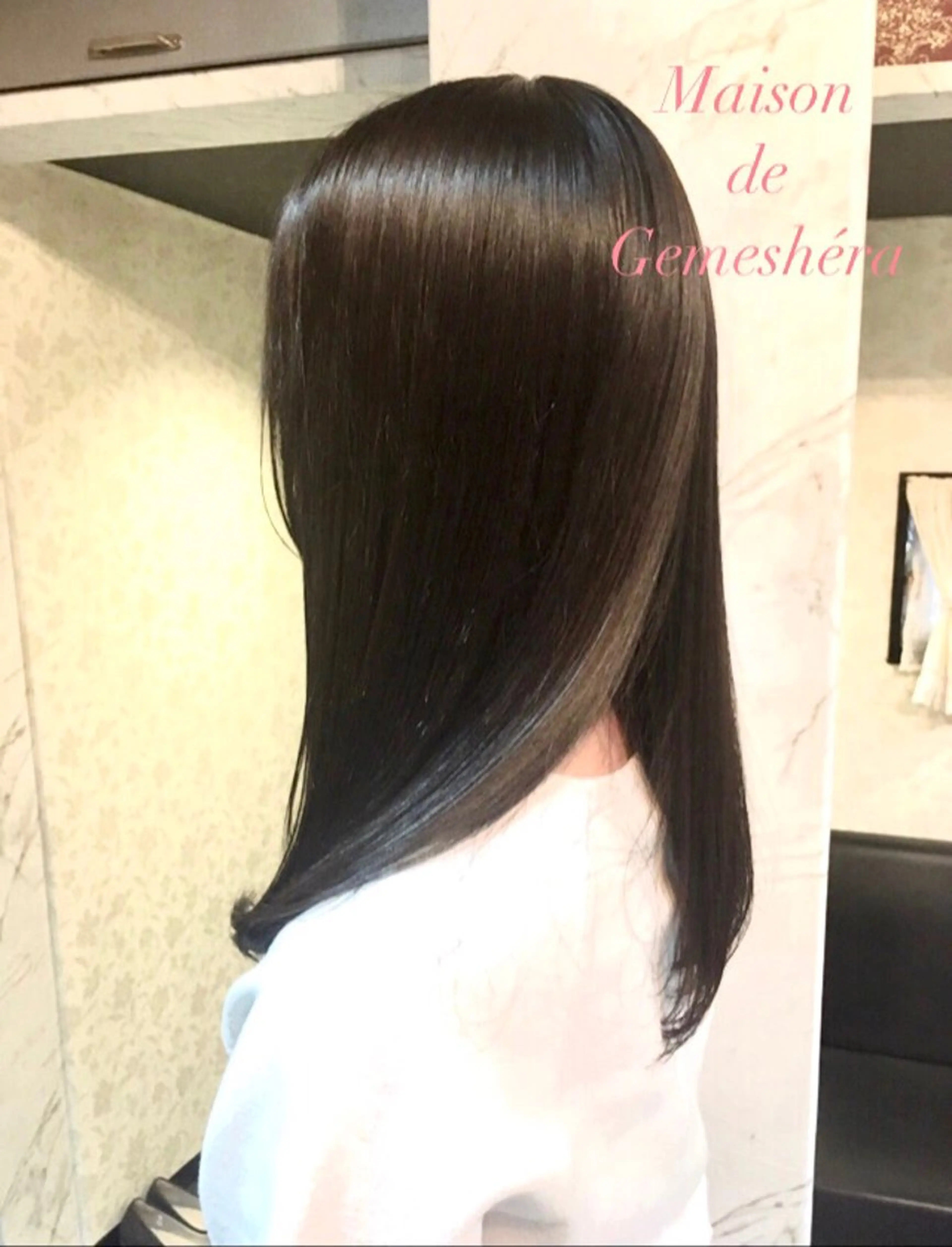 ロング 髪質改善 カット 縮毛矯正 Maison de  Gemeshe'ra所属・🗝髪質改善×カット 🪄Ji_yeongのヘアスタイル