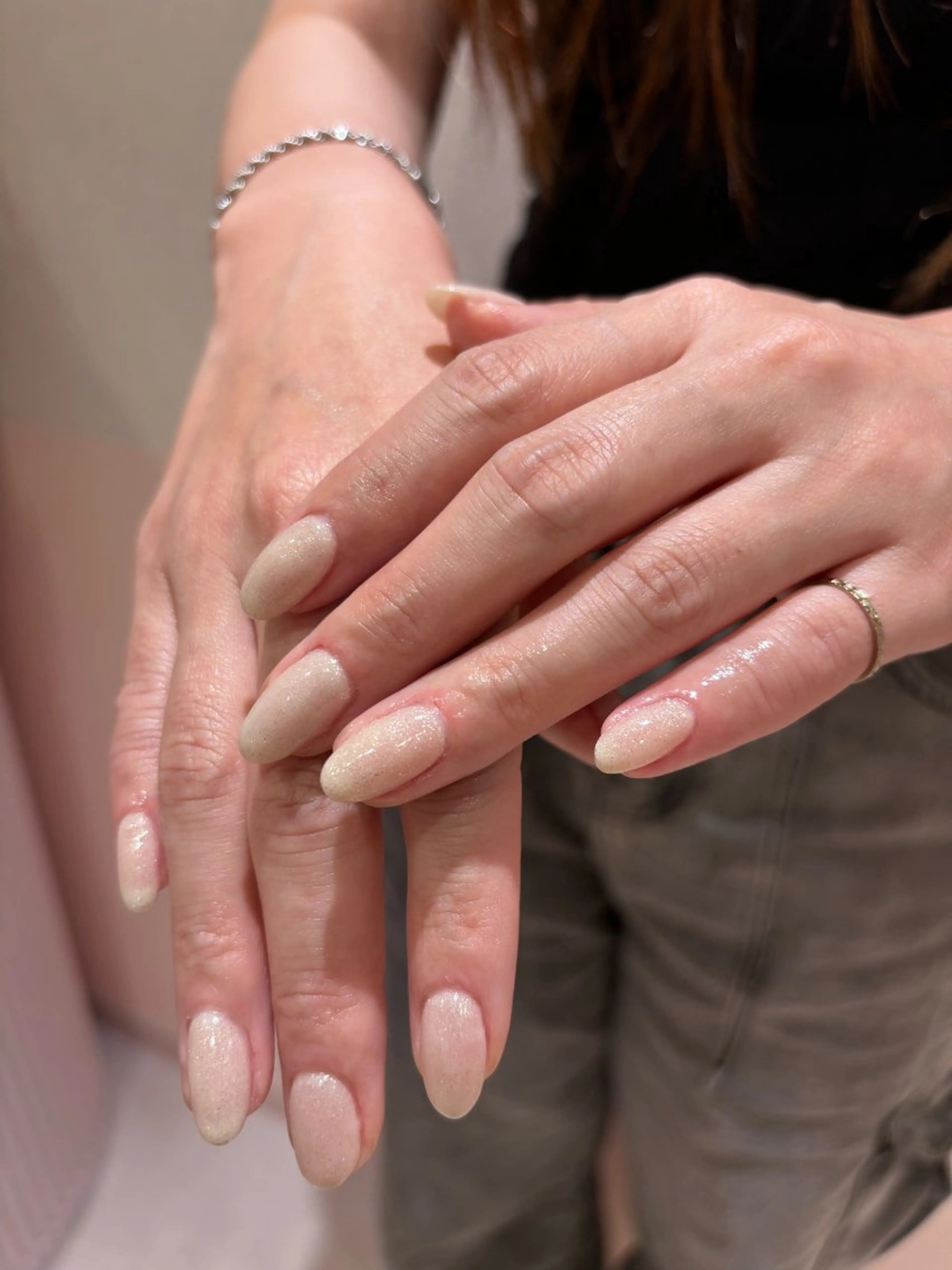 ネイル キラキラネイル ワンカラーネイル LUCY心斎橋/ 💍Saki💍のネイルデザイン