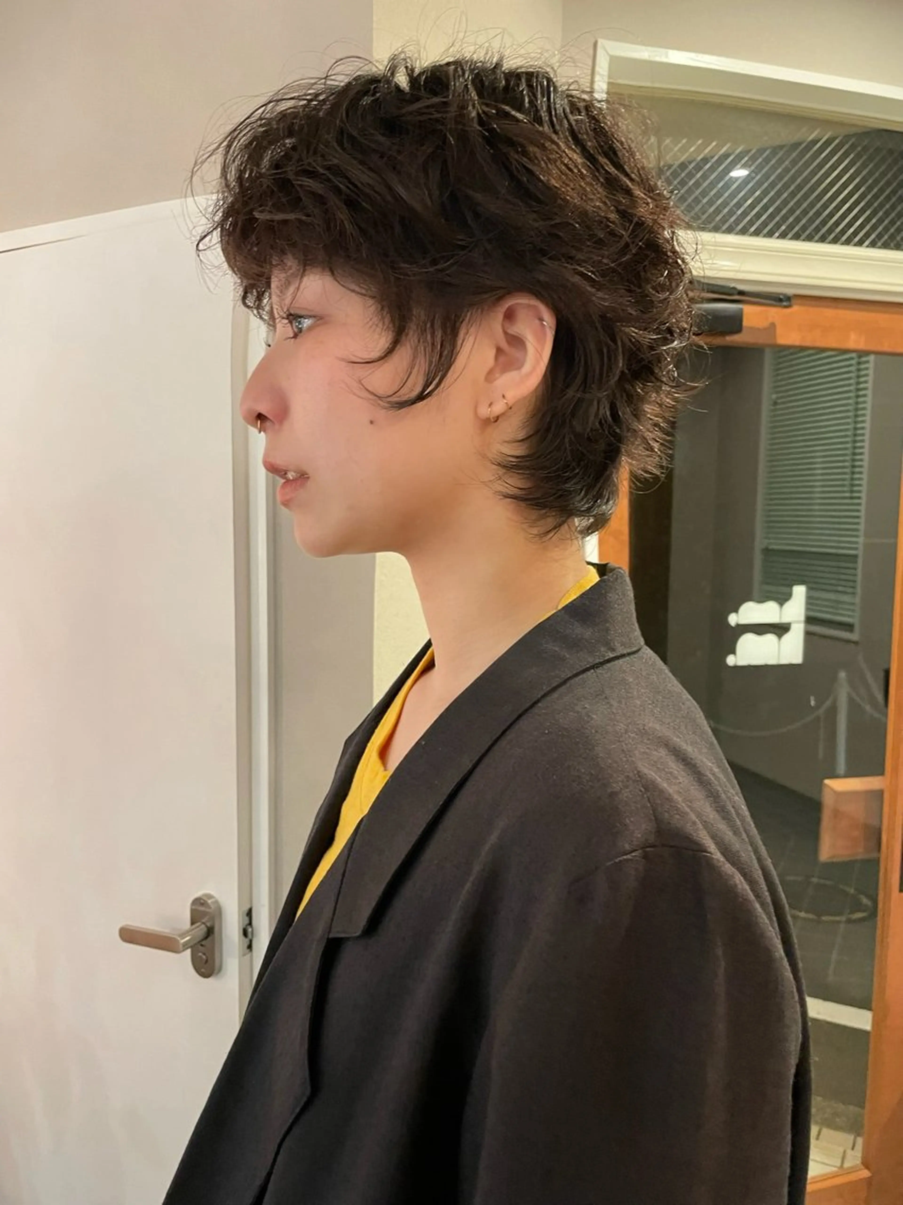 ショート パーマ ショートヘア カット パーマ ニュアンスパーマ🪿 透明感カラー岩波ゆいのヘアスタイル