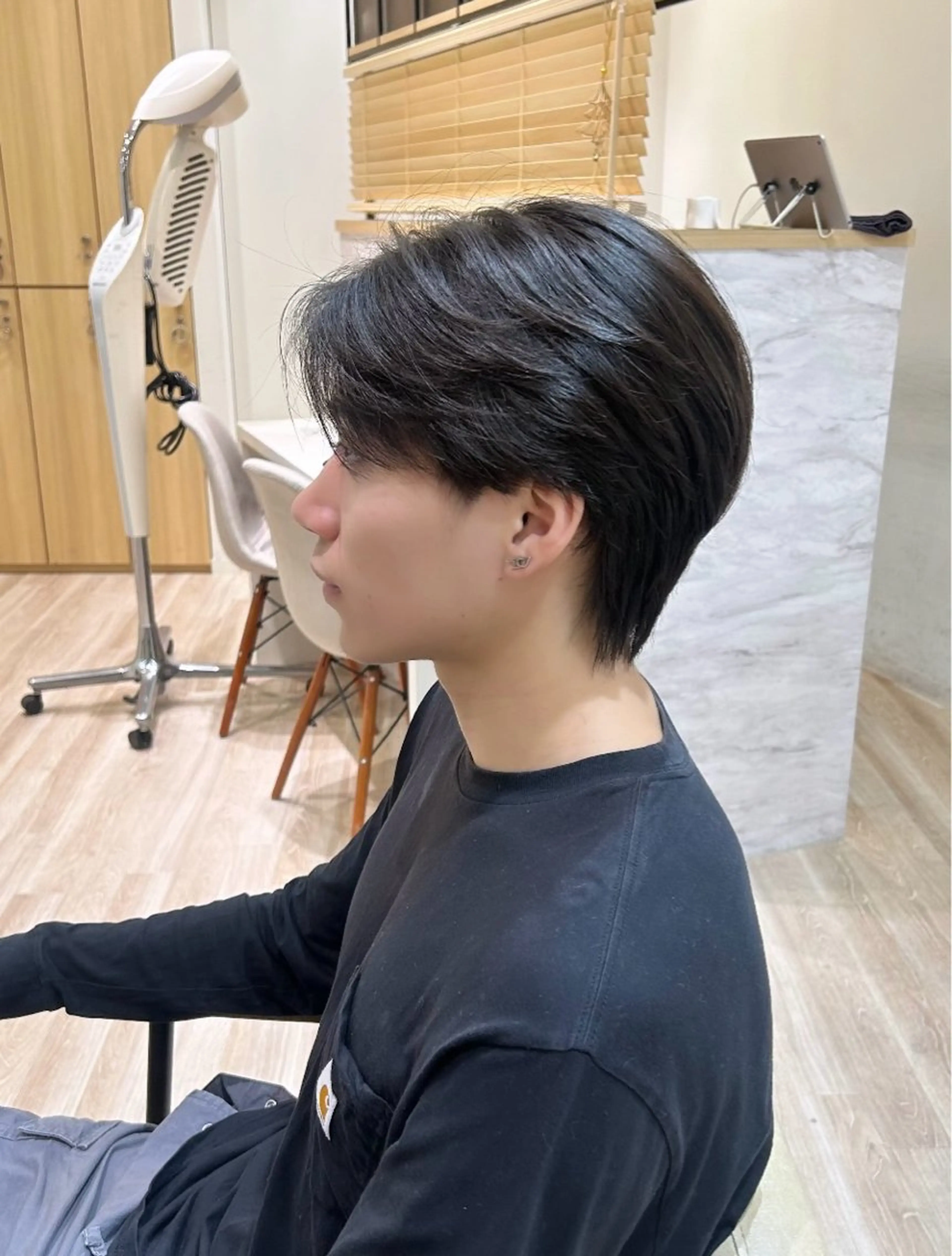 メンズ センターパート メンズ韓国風 カット ✧HINA✧ 韓国風/レイヤーのヘアスタイル