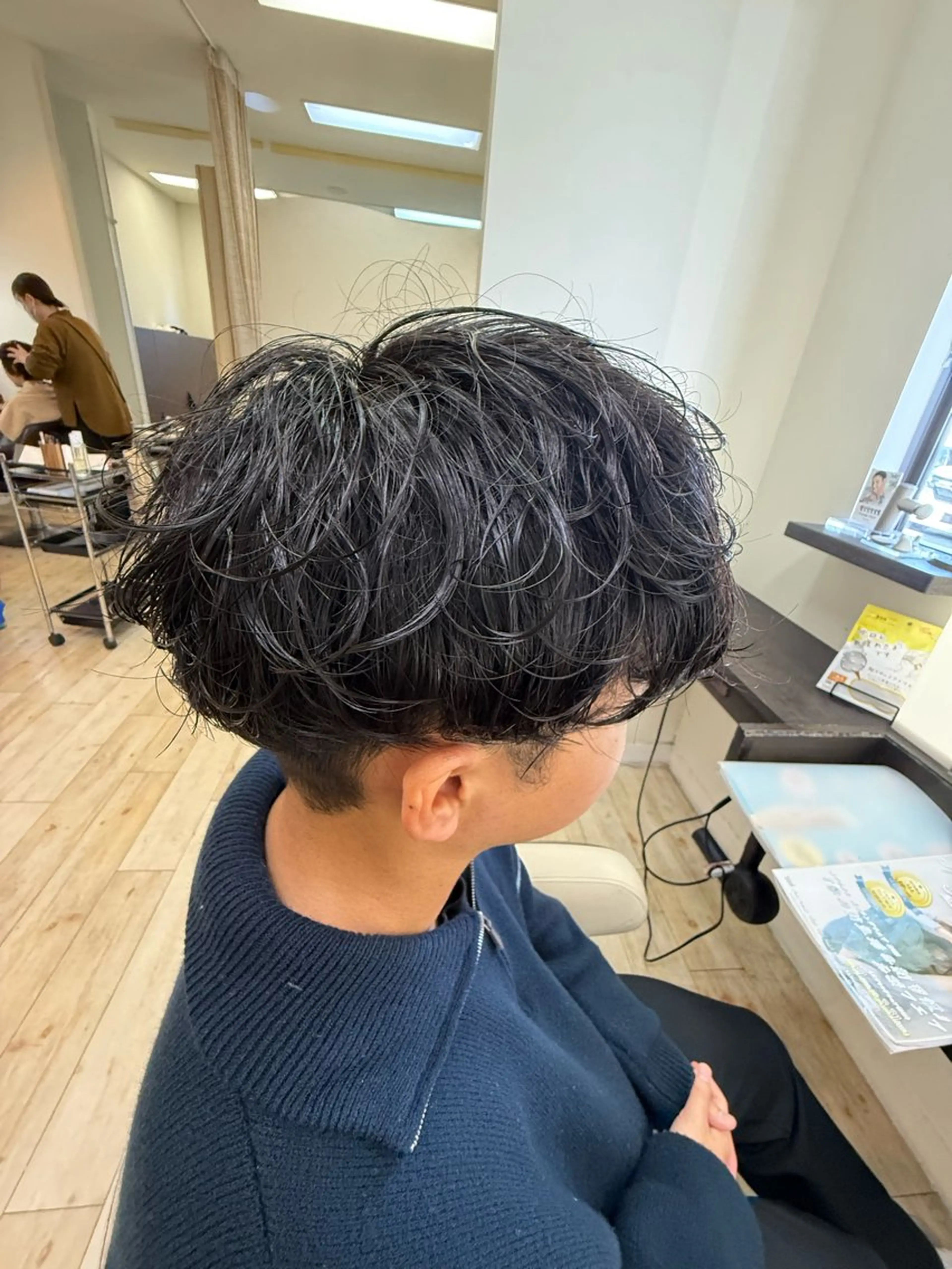 メンズ ルプラボウ/レイヤー /メンズパーマ/真由のヘアスタイル