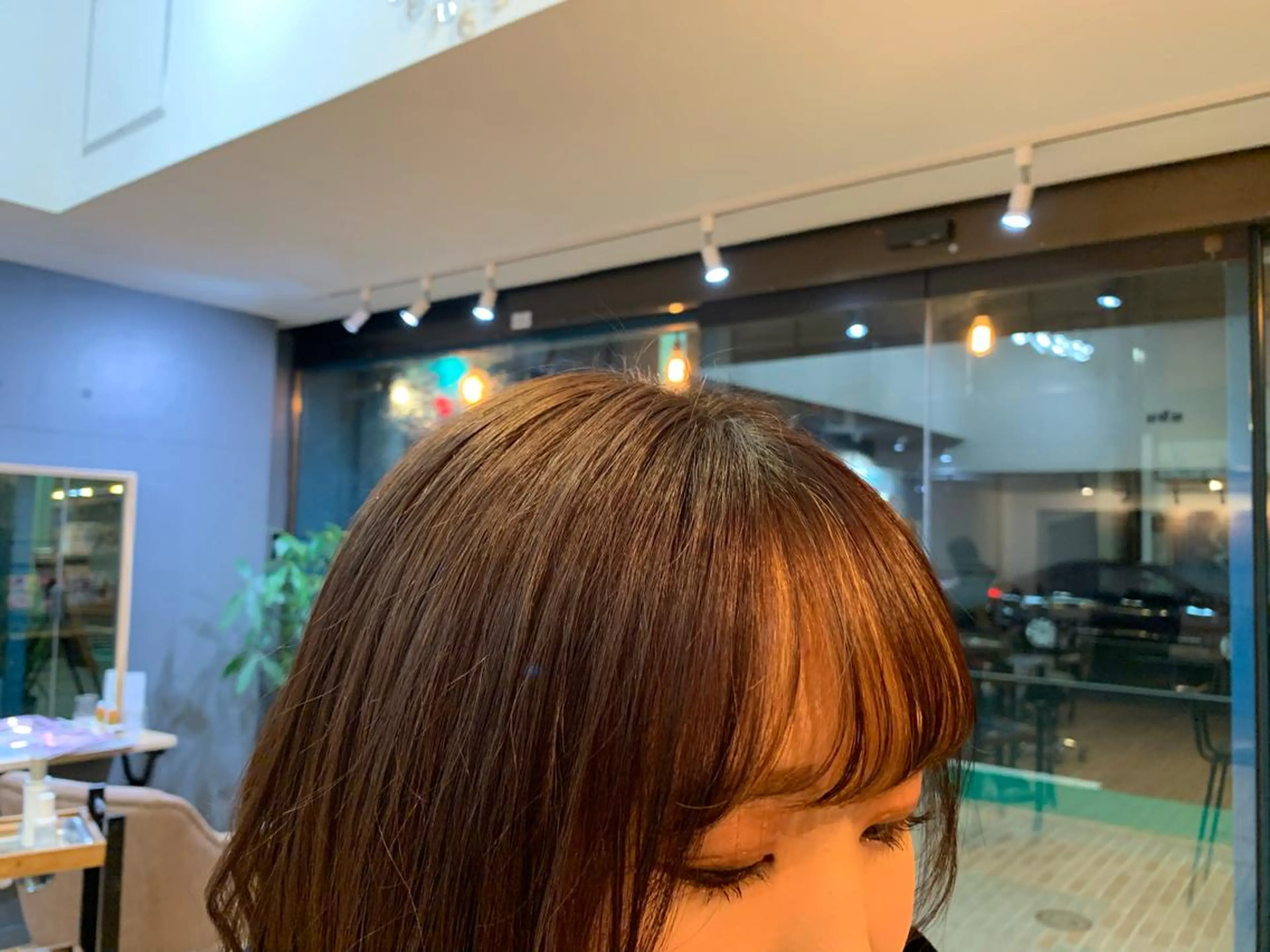 セミロング カラー ヘアアレンジ Loa misakiのヘアスタイル