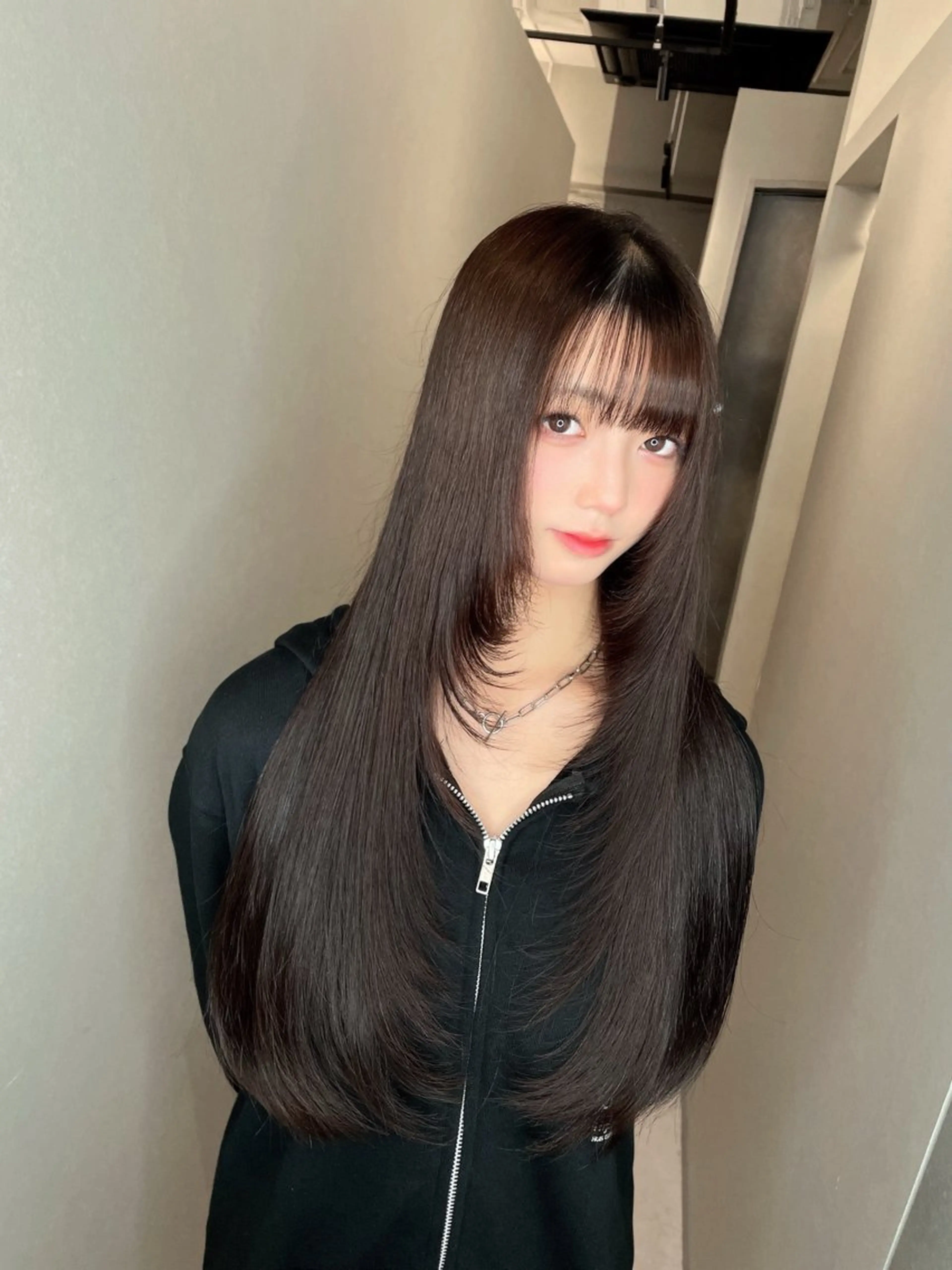 ロング 髪質改善 トリートメント 酸熱トリートメント 今井 勝也のヘアスタイル