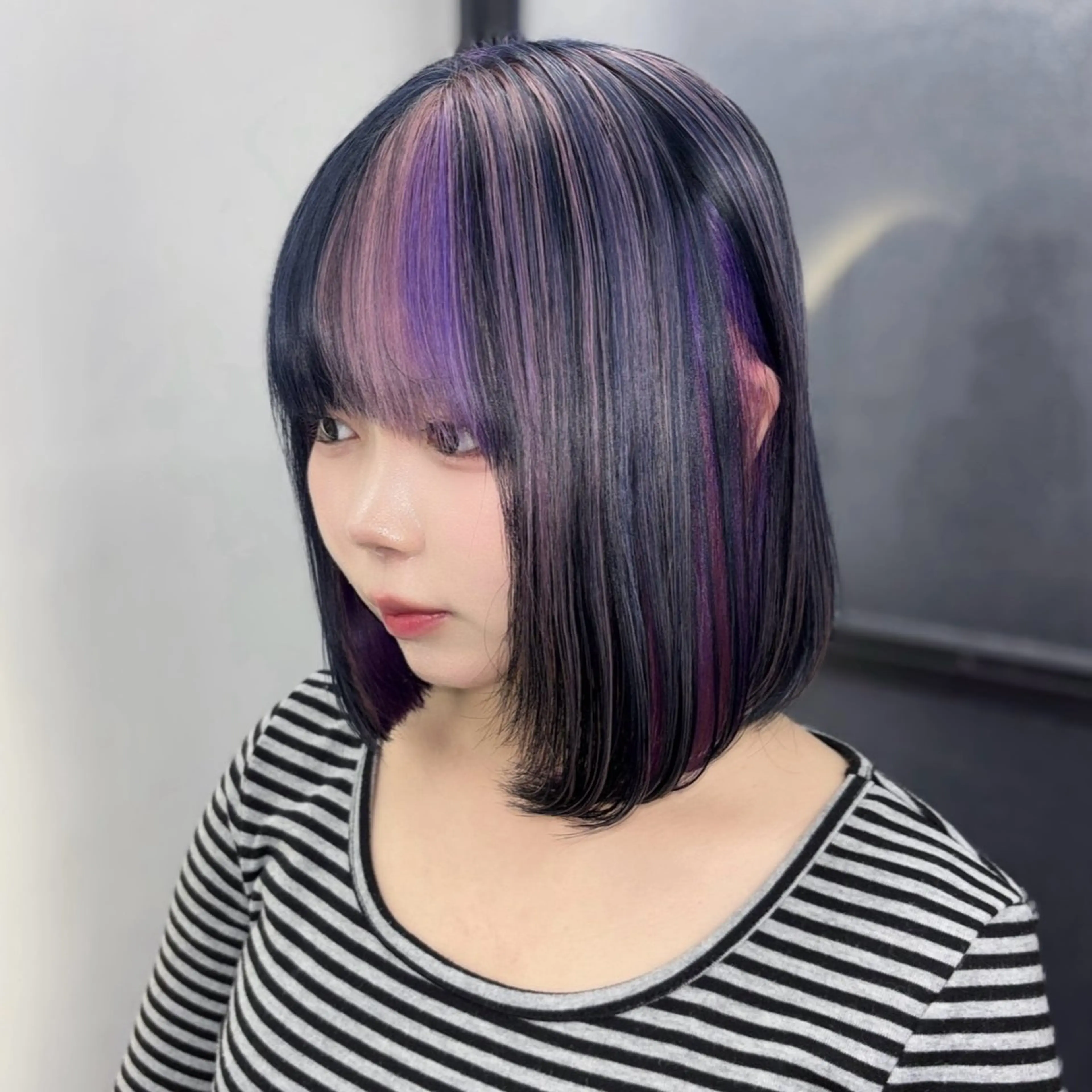 ミディアム カラー ヘアカラー Ren. 🦋デザインカラーのヘアスタイル
