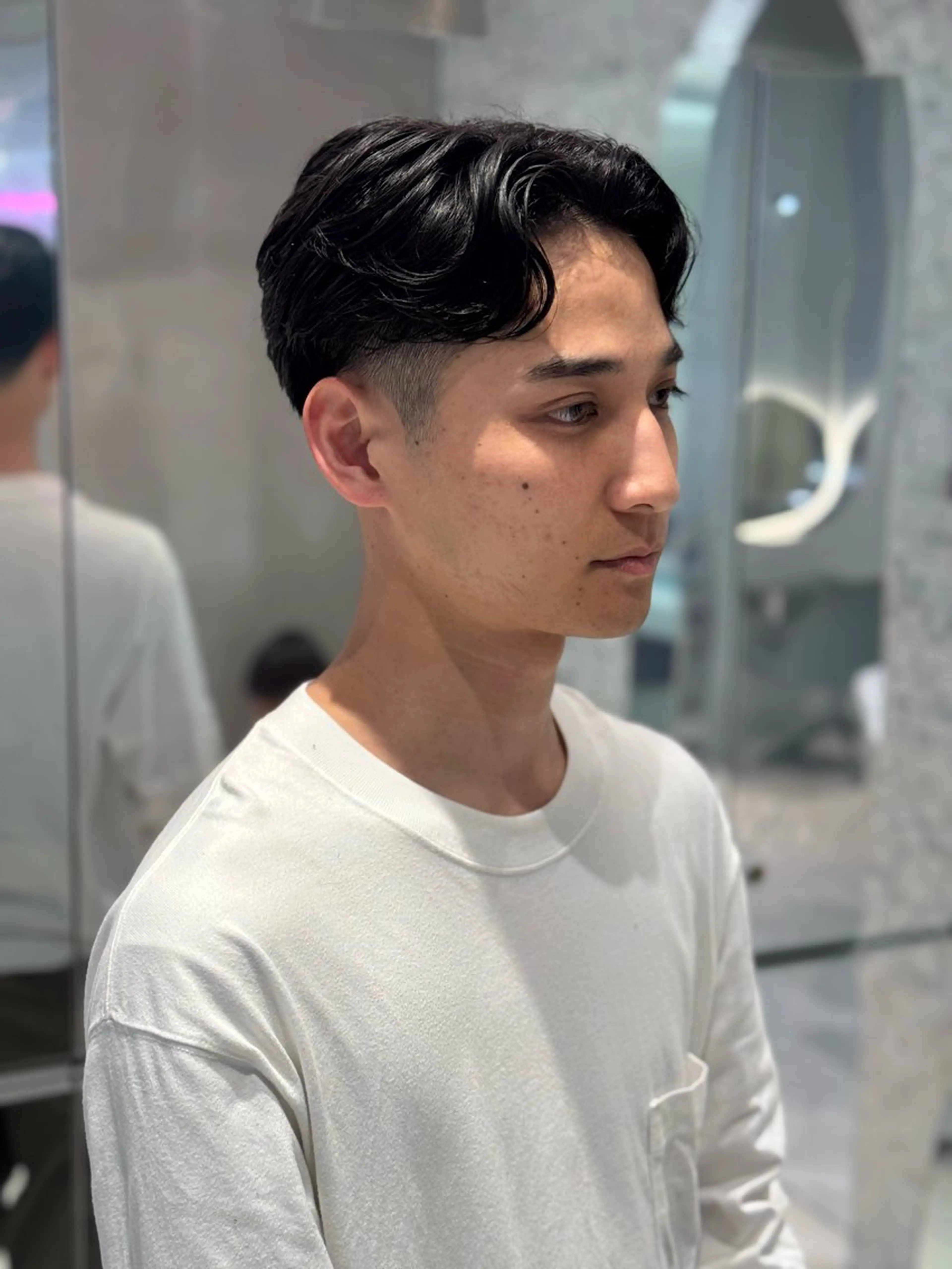 メンズ カット leo/ロング／ レイヤーカット⛈️のヘアスタイル