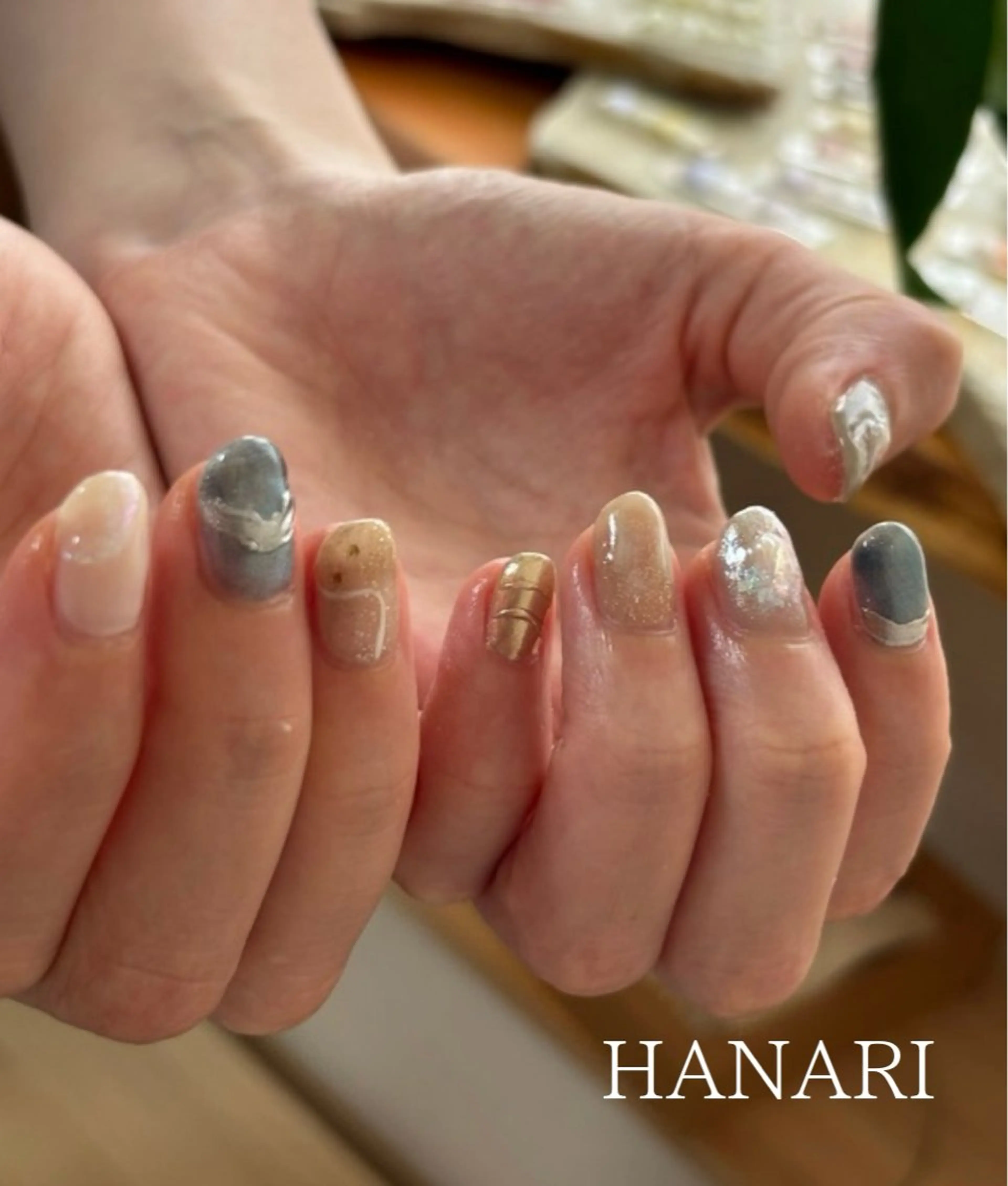 ネイル ニュアンスネイル ハンドネイル sakura nailのネイルデザイン