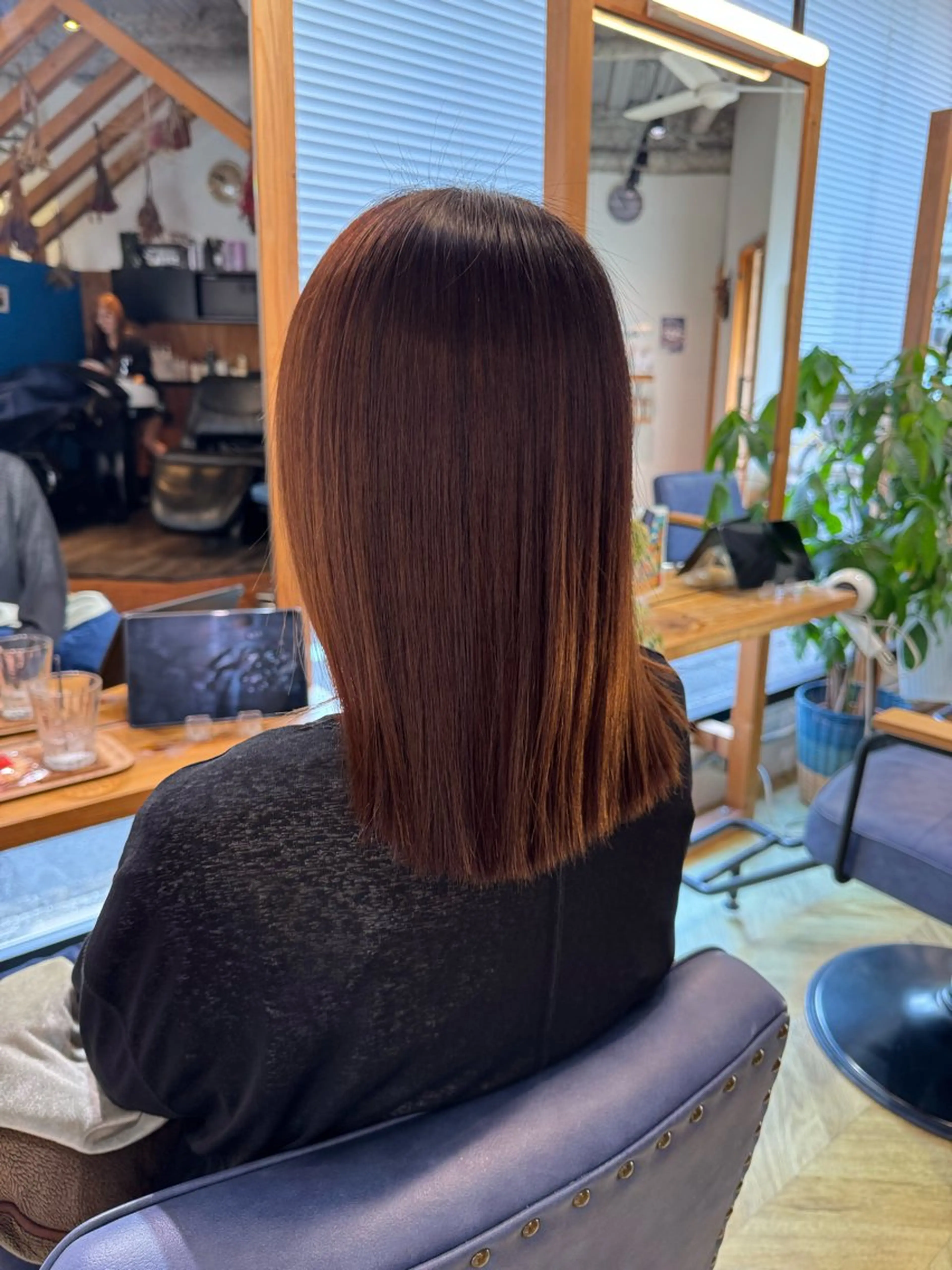 セミロング 髪質改善 トリートメント 縮毛矯正 トリートメント 髪質改善/艶髪特化/ kaori🪄のヘアスタイル