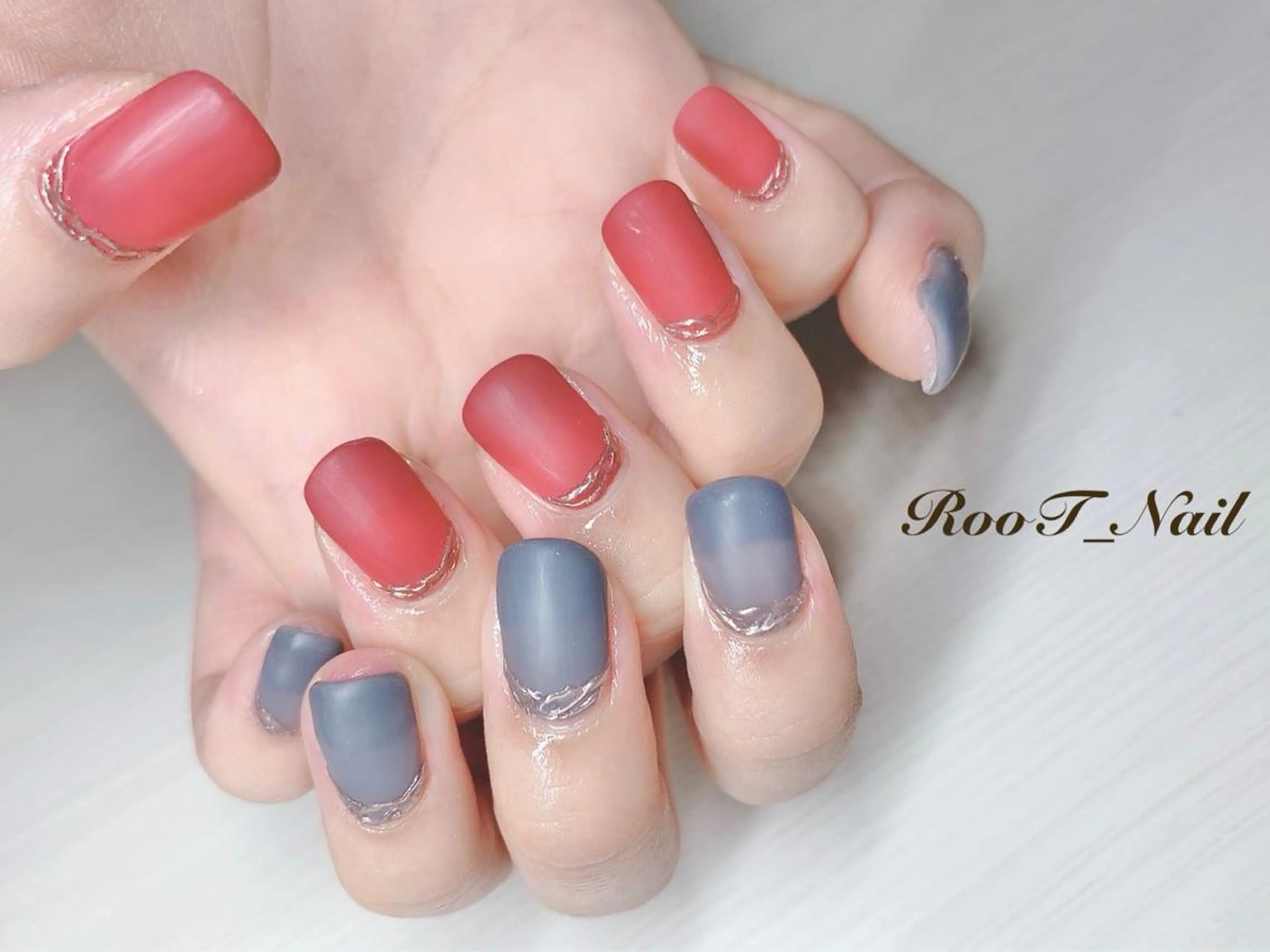メンズ キッズ ネイル マットネイル ハンドネイル RooT Nailのネイルデザイン