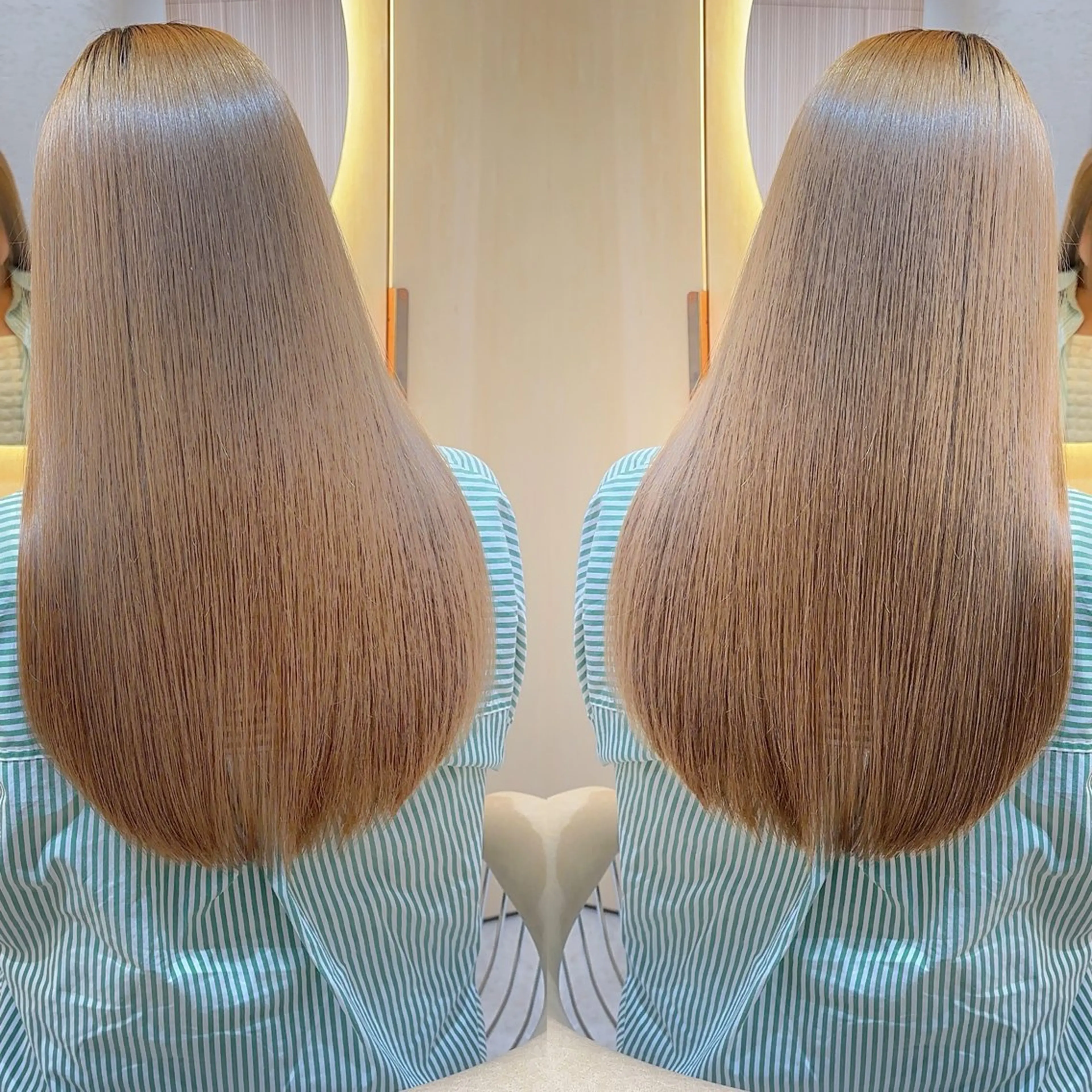 ロング カラー カット ヘアカラー 縮毛矯正 レイヤー❣️縮毛矯 川村利幸のヘアスタイル