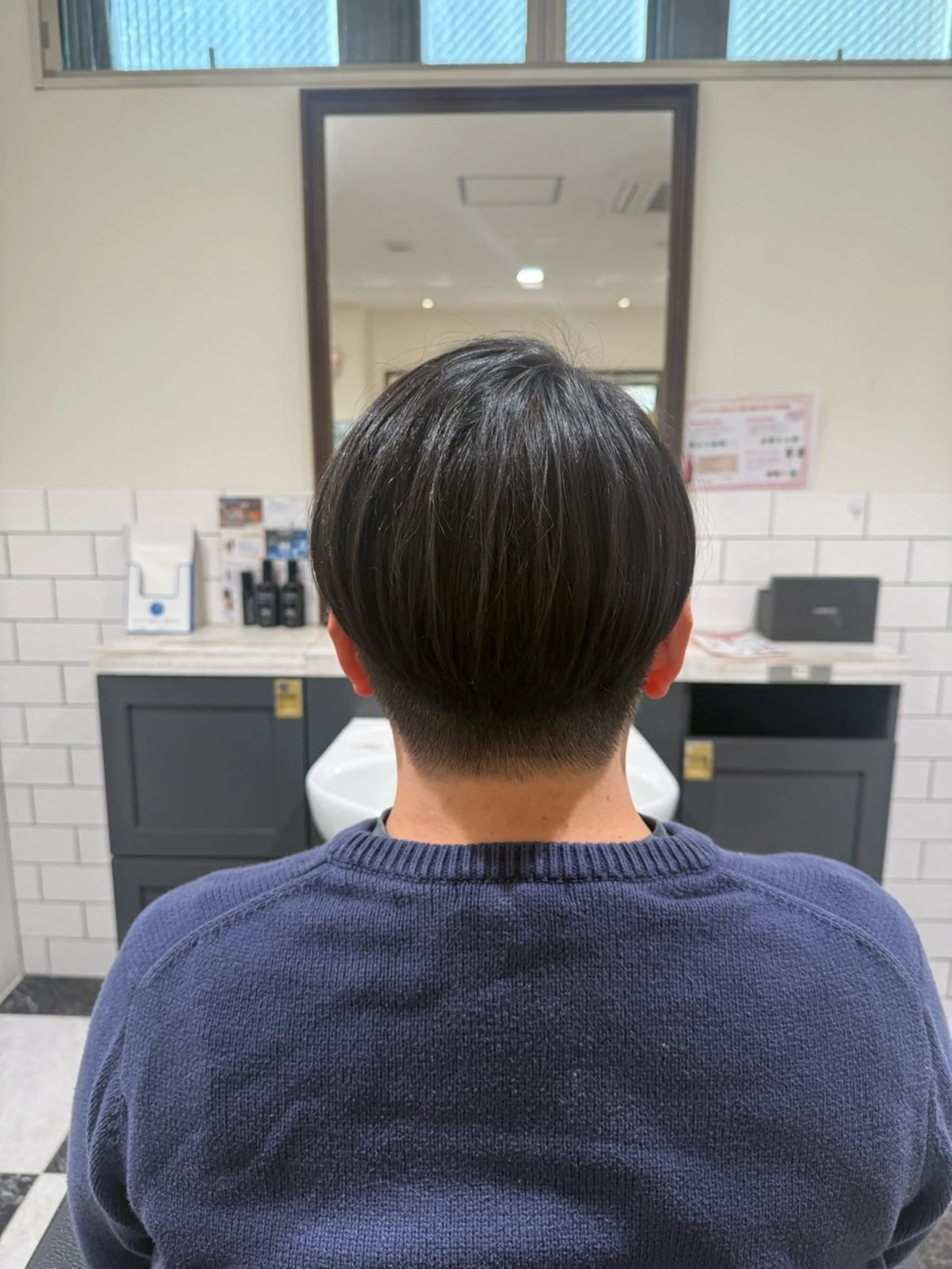 ミディアム メンズ 似合わせカットパーマ 長峯丈士のヘアスタイル