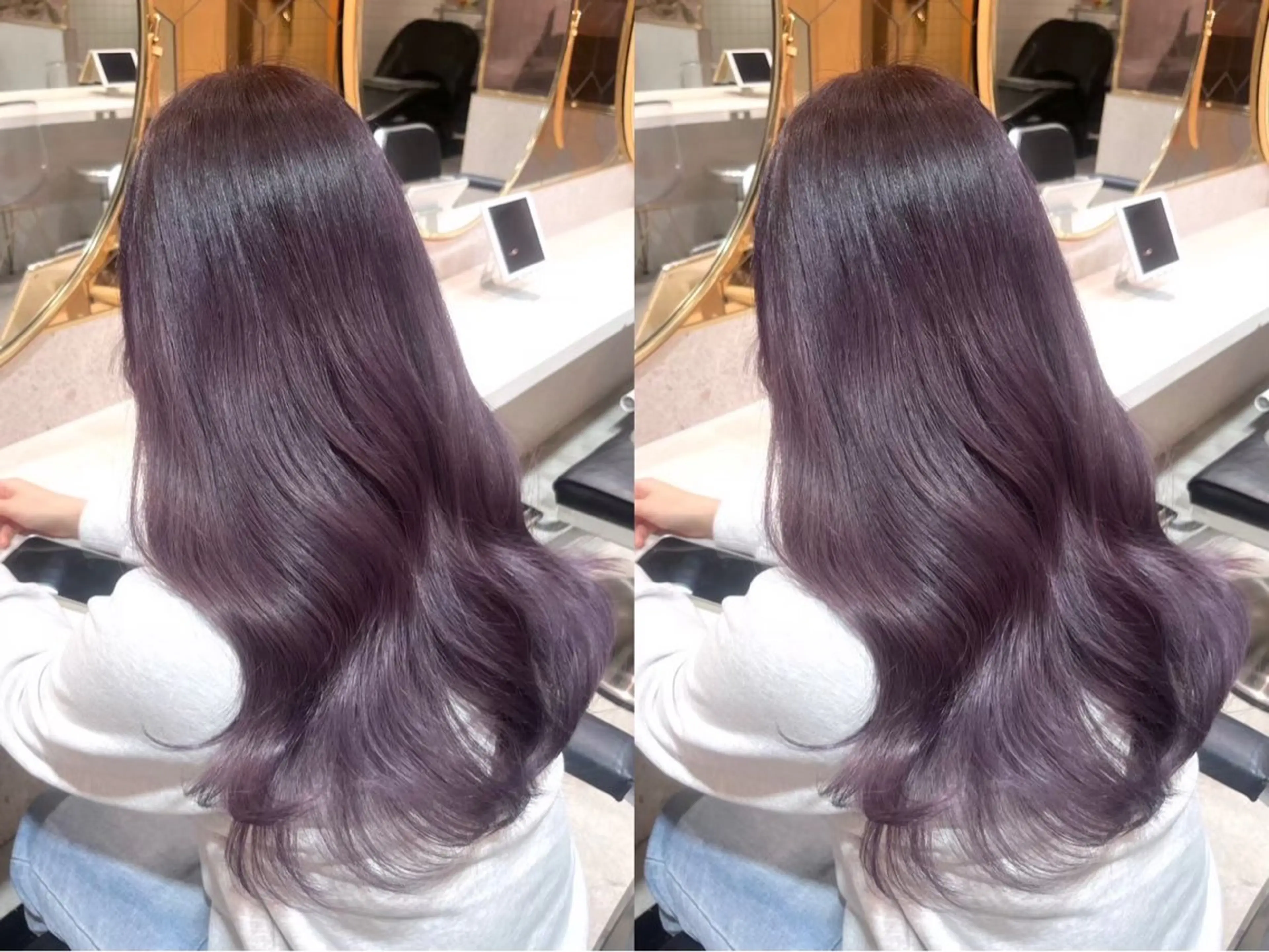 ロング カラー 中村 珠笑のヘアスタイル