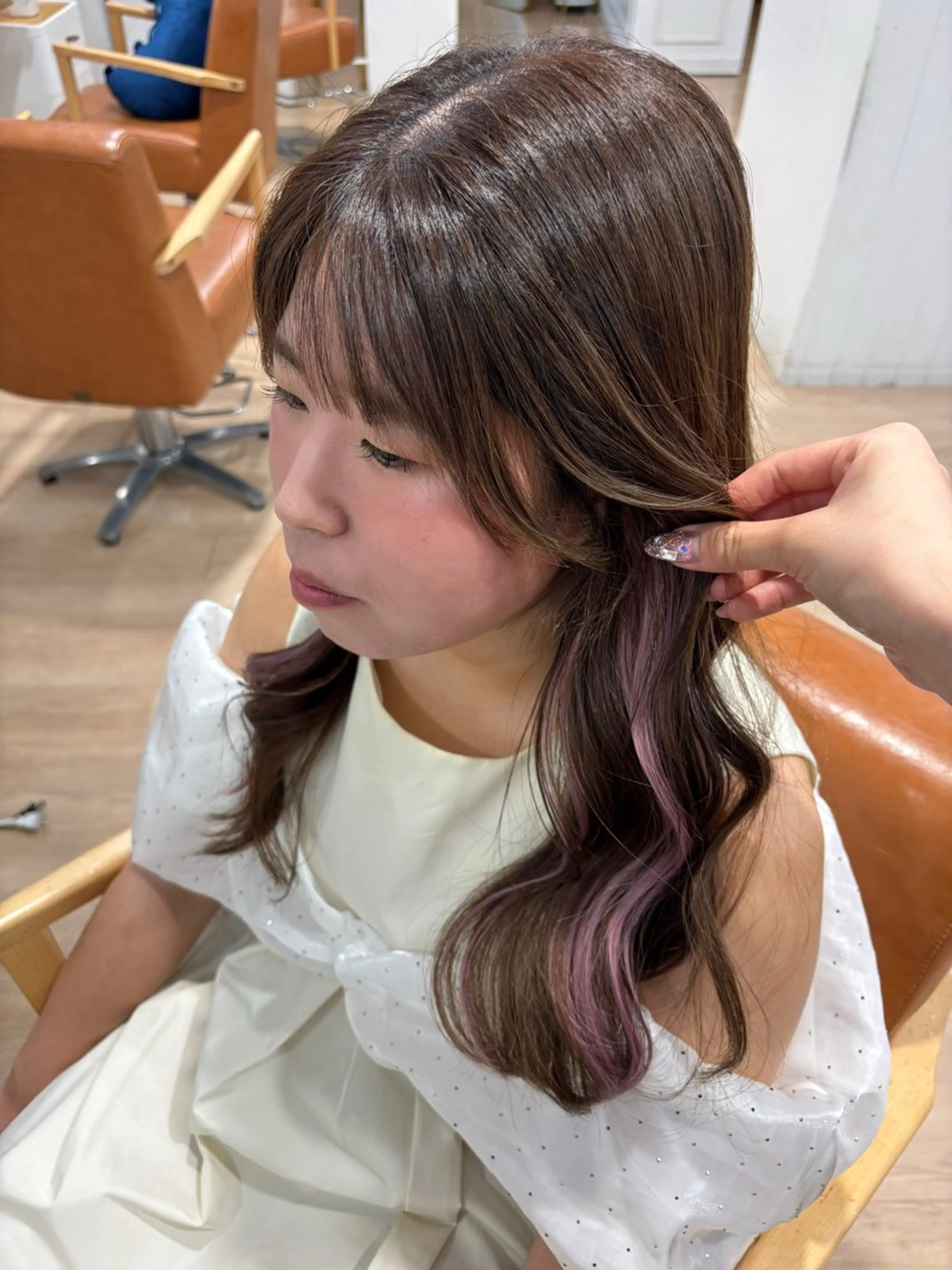 ロング エクステ レイヤー/艶カラー/ ⭐️syukaのヘアスタイル