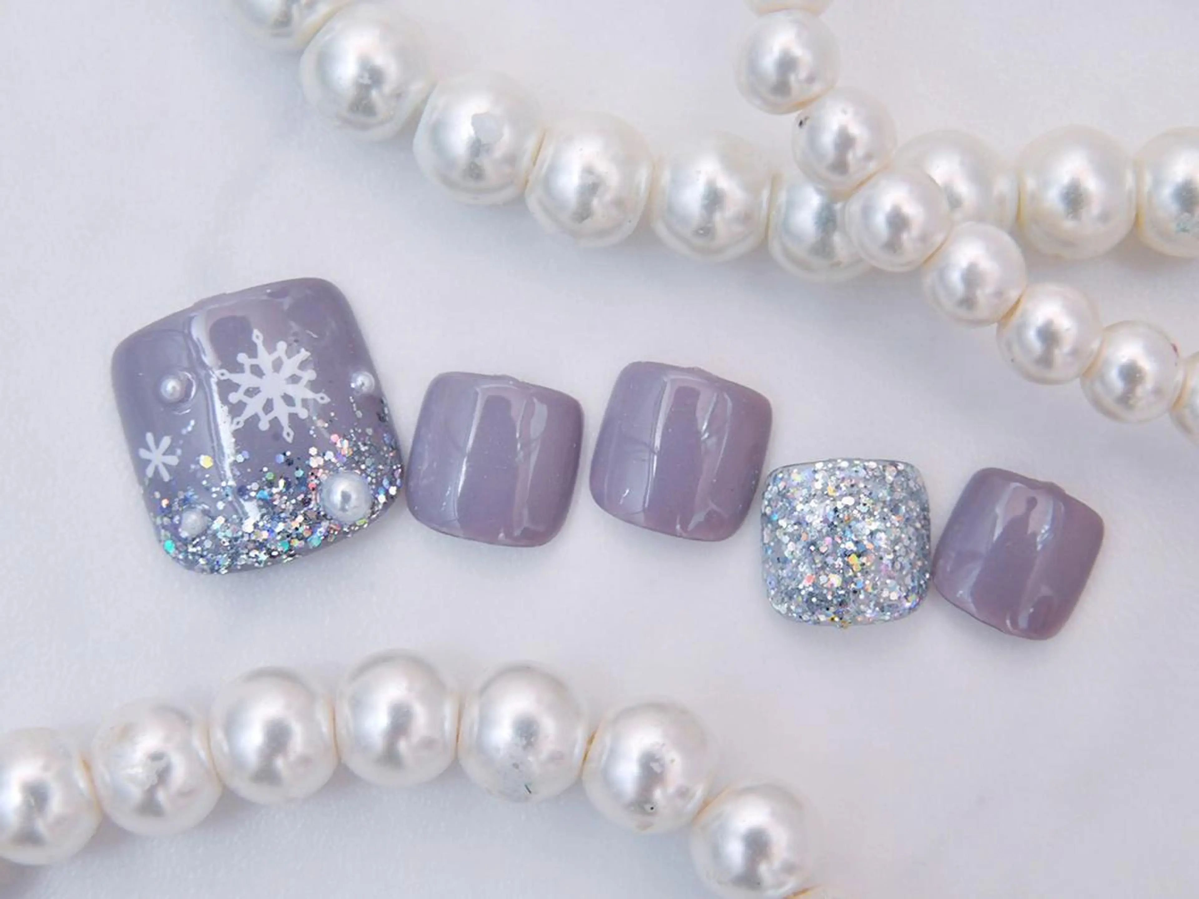 ネイル 桜ネイル 長さ出し フットネイル スカルプネイル 💗🪽Tiary Nail🪽💗のネイルデザイン