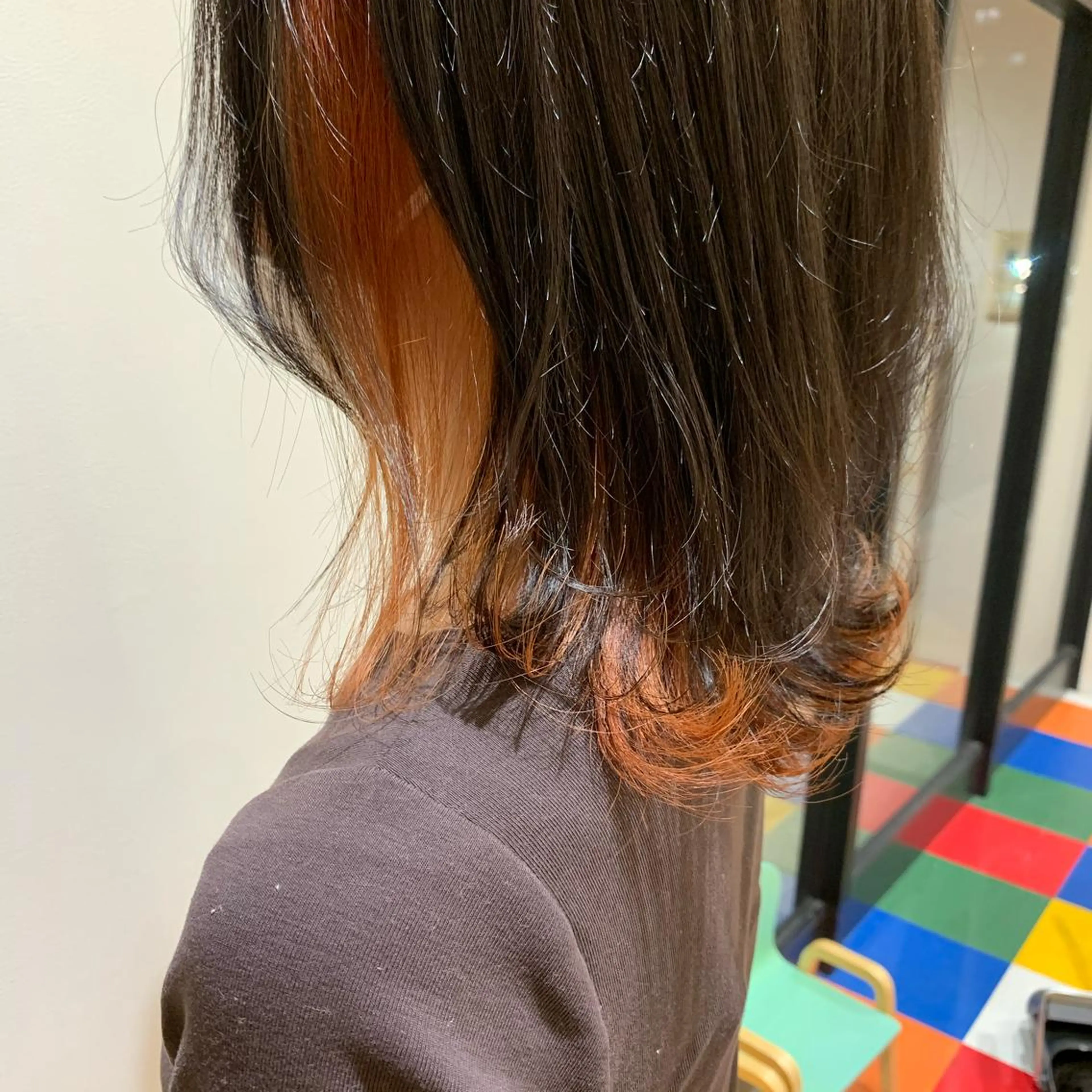 ミディアム 透明感カラー 金村真子のヘアスタイル