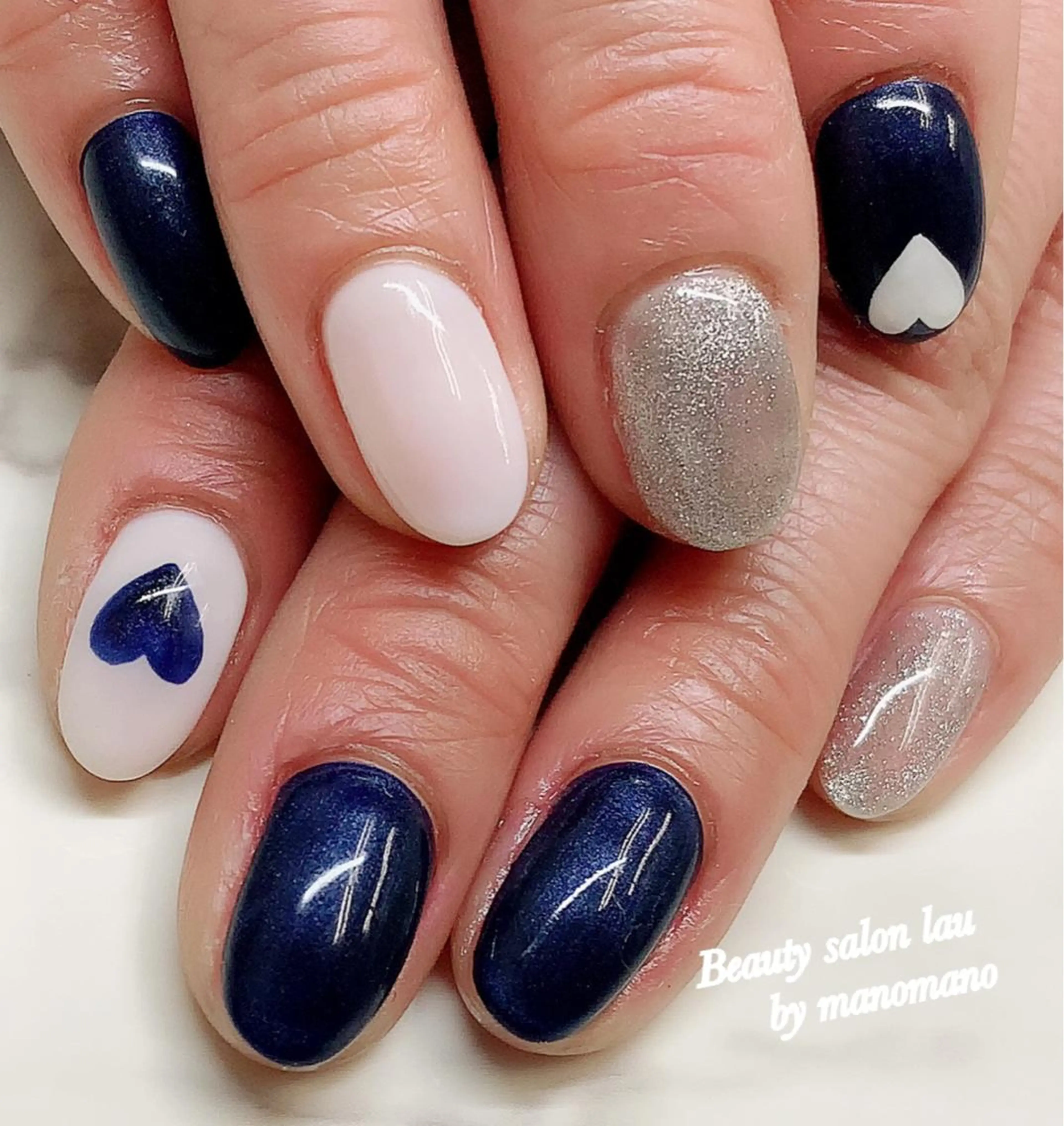 ネイル ラウバイマノマノ なかざとのネイルデザイン