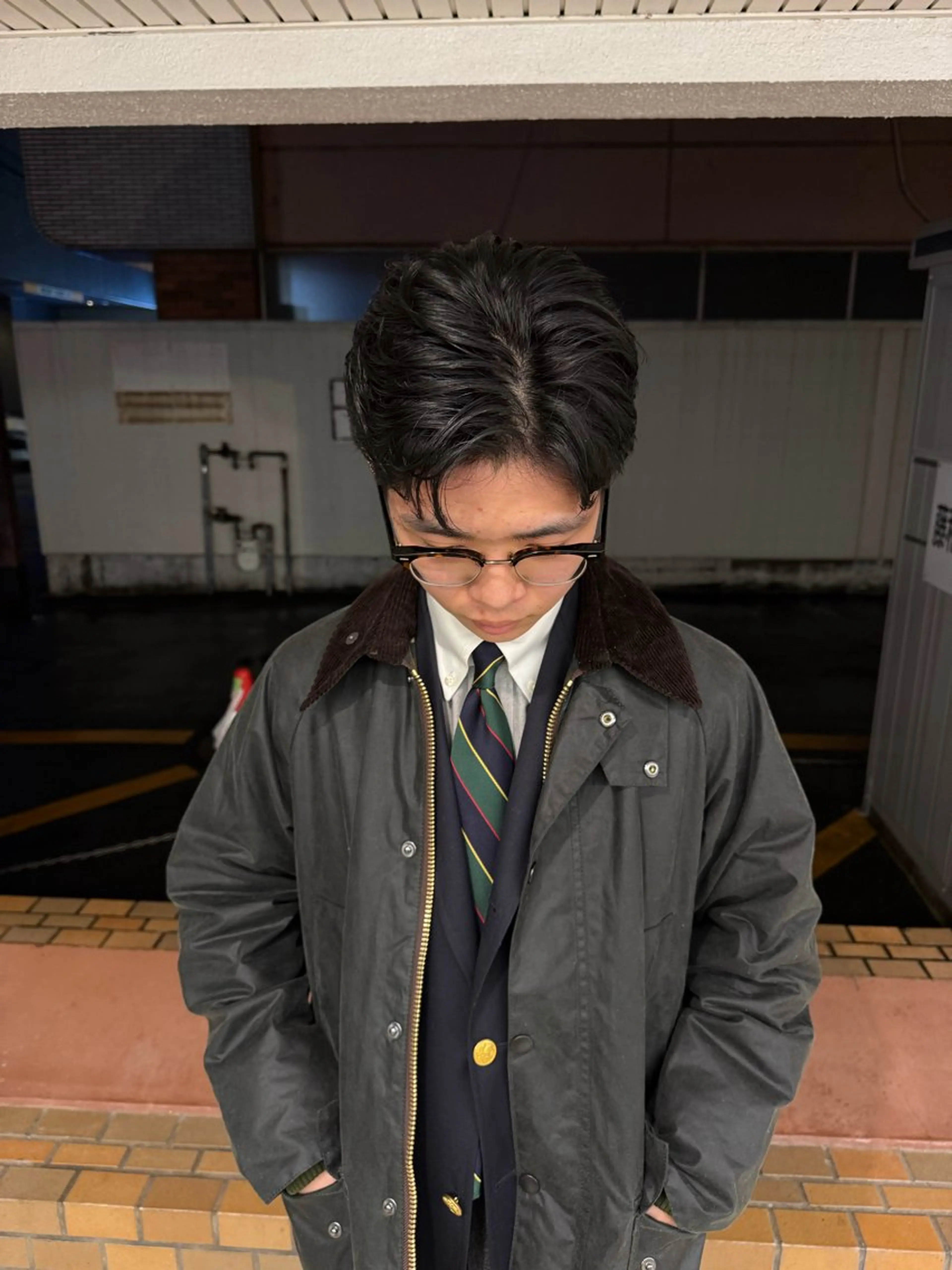 メンズ カット 大名/透明感カラー/ 中明度カラー/徹平のヘアスタイル