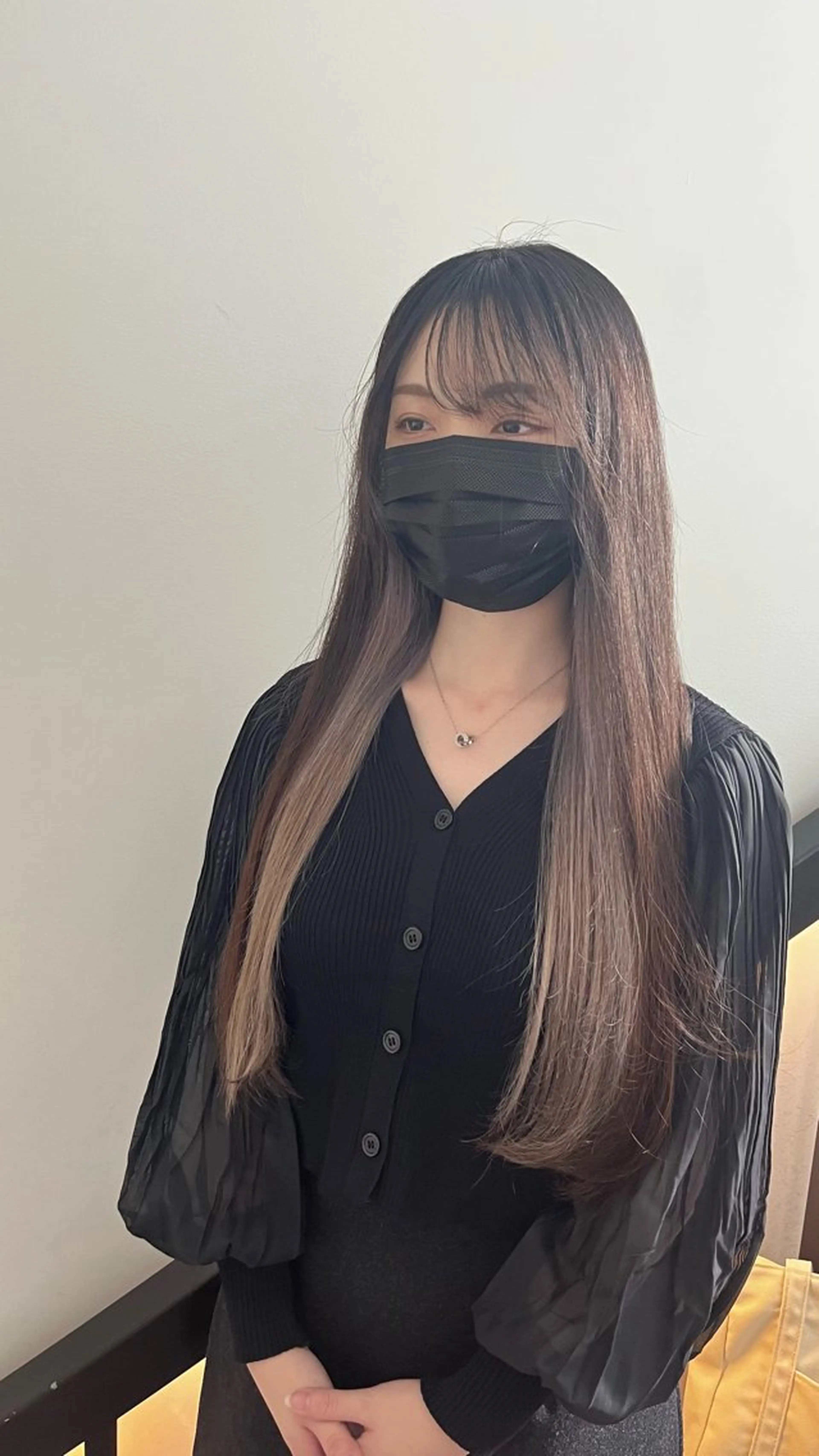 ロング カラー メンズパーマ/ メッシュ📍ﾕﾘのヘアスタイル