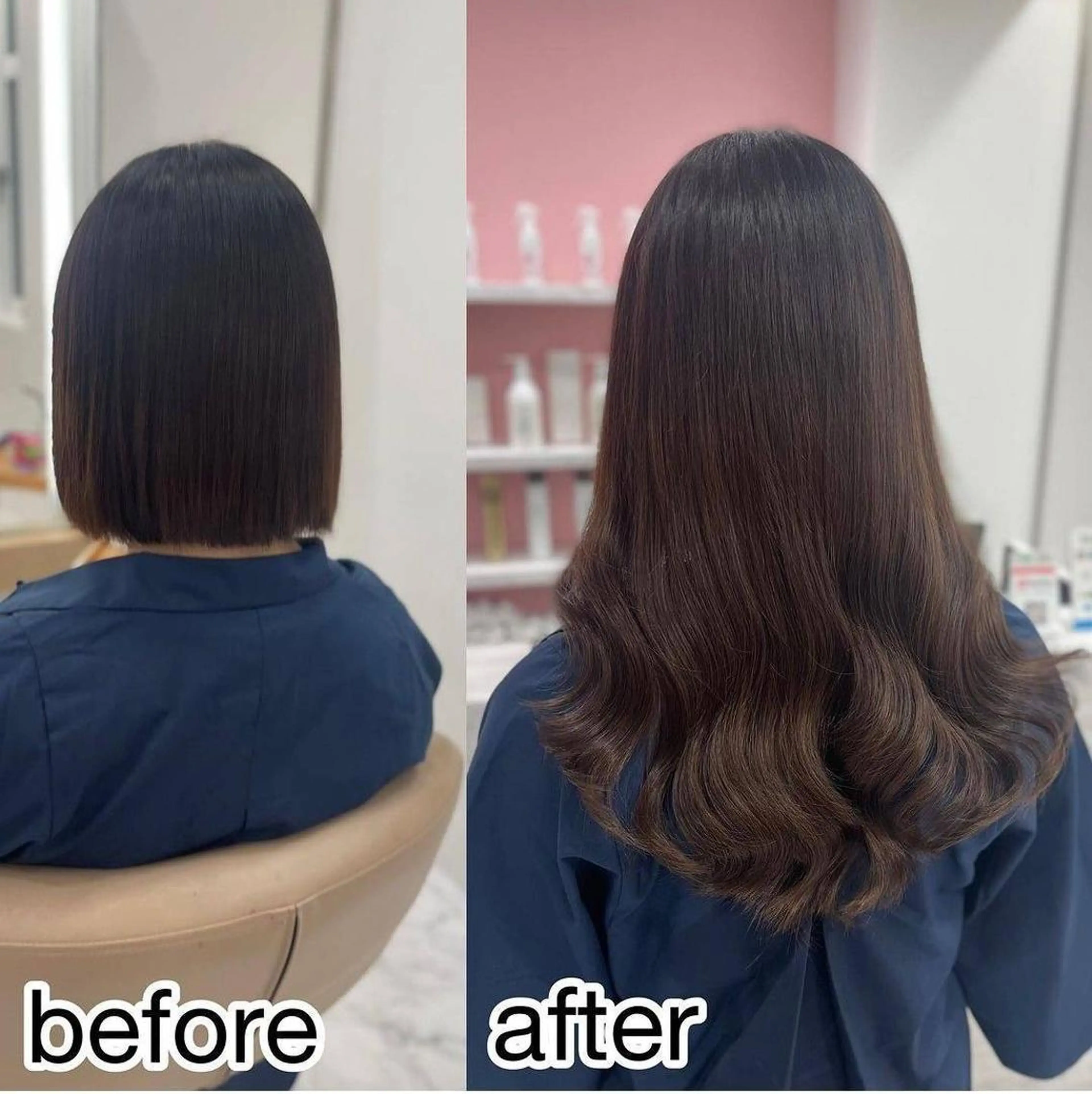 セミロング 桃屋 桃屋のヘアスタイル