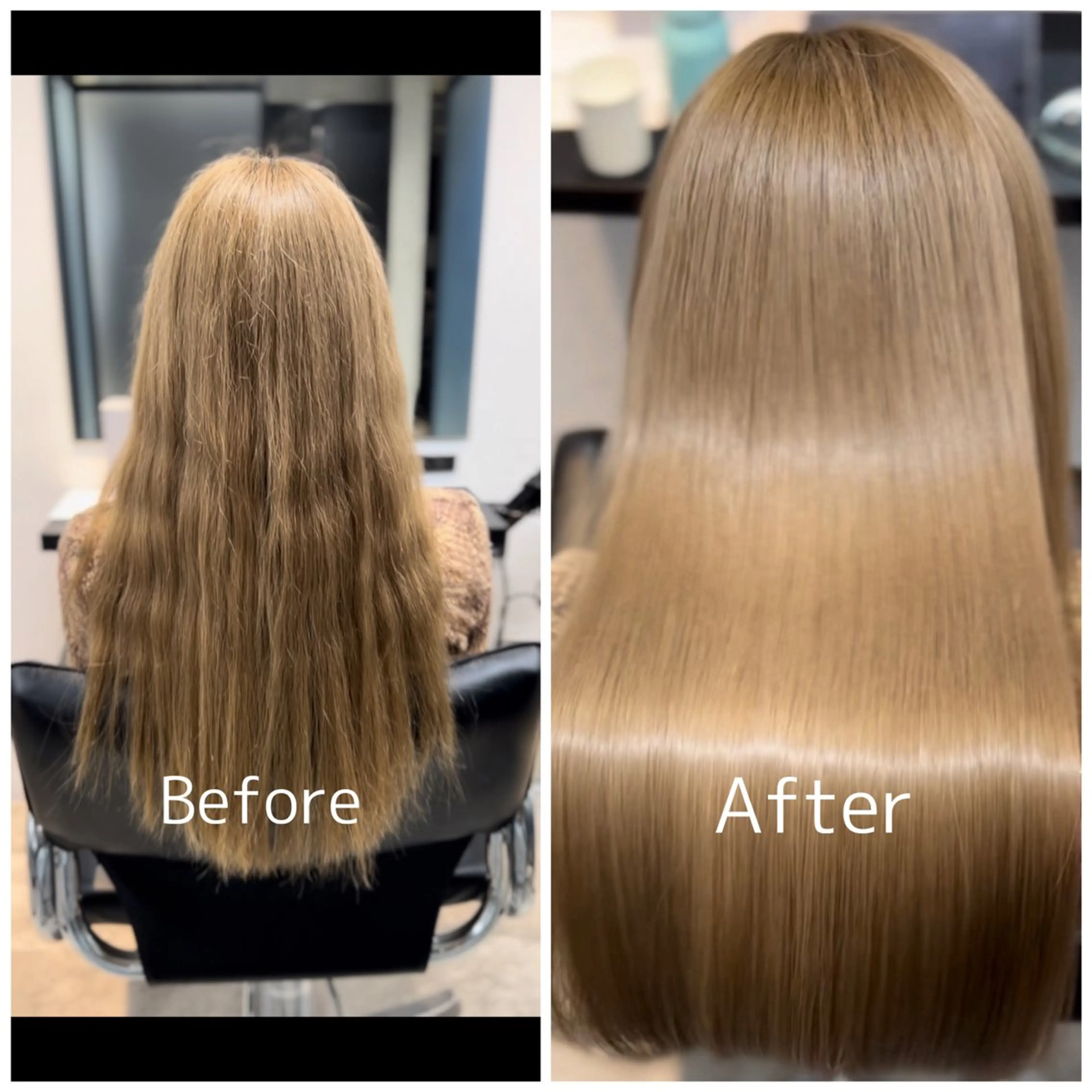 セミロング ブリーチ矯正🉑/ まさるのヘアスタイル