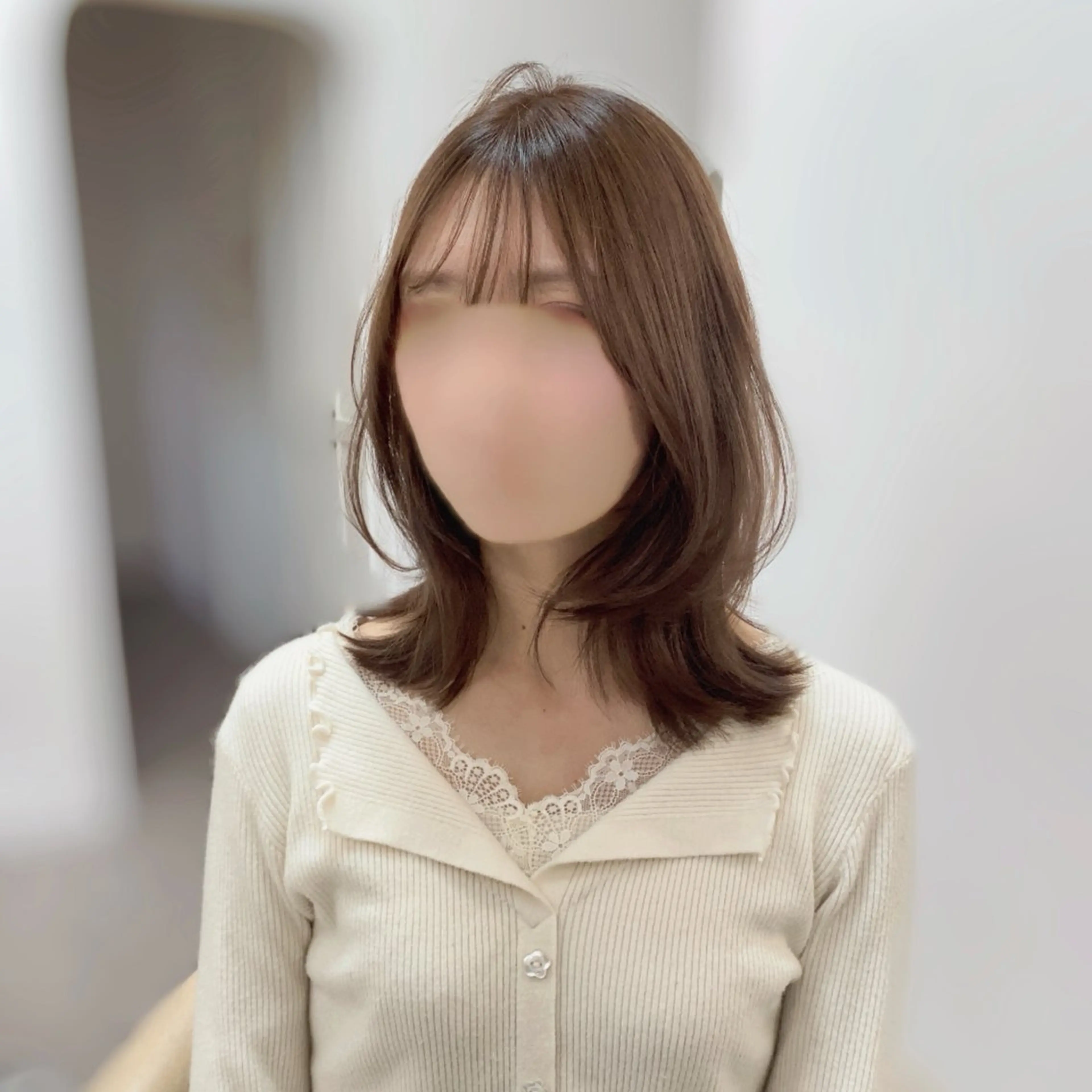 ミディアム カラー ベージュカラー カット ヘアカラー トリートメント 🥣 hashi 🛋️のヘアスタイル