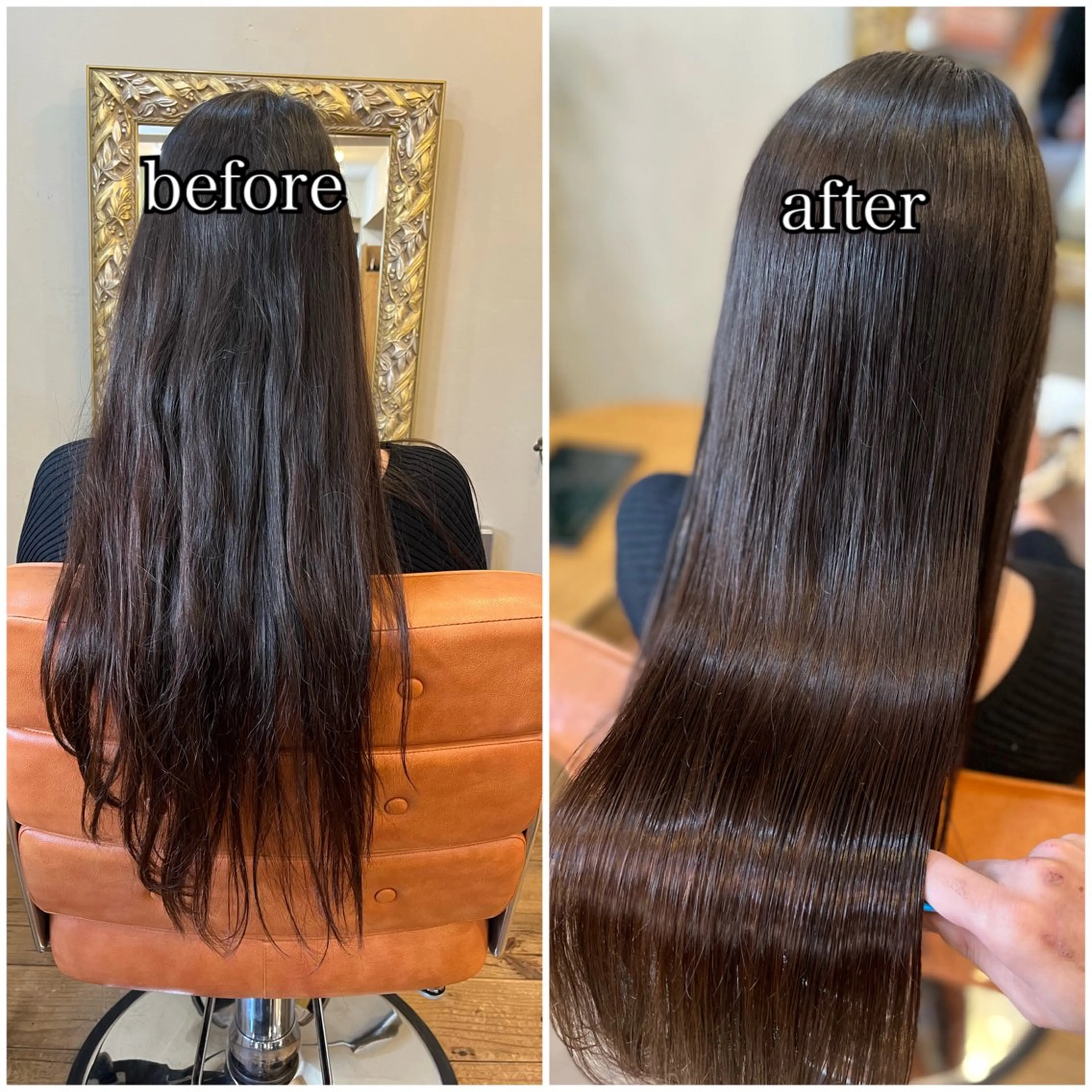 ロング ⚪️髪質改善 縮毛 店長 コウ⚪️のヘアスタイル