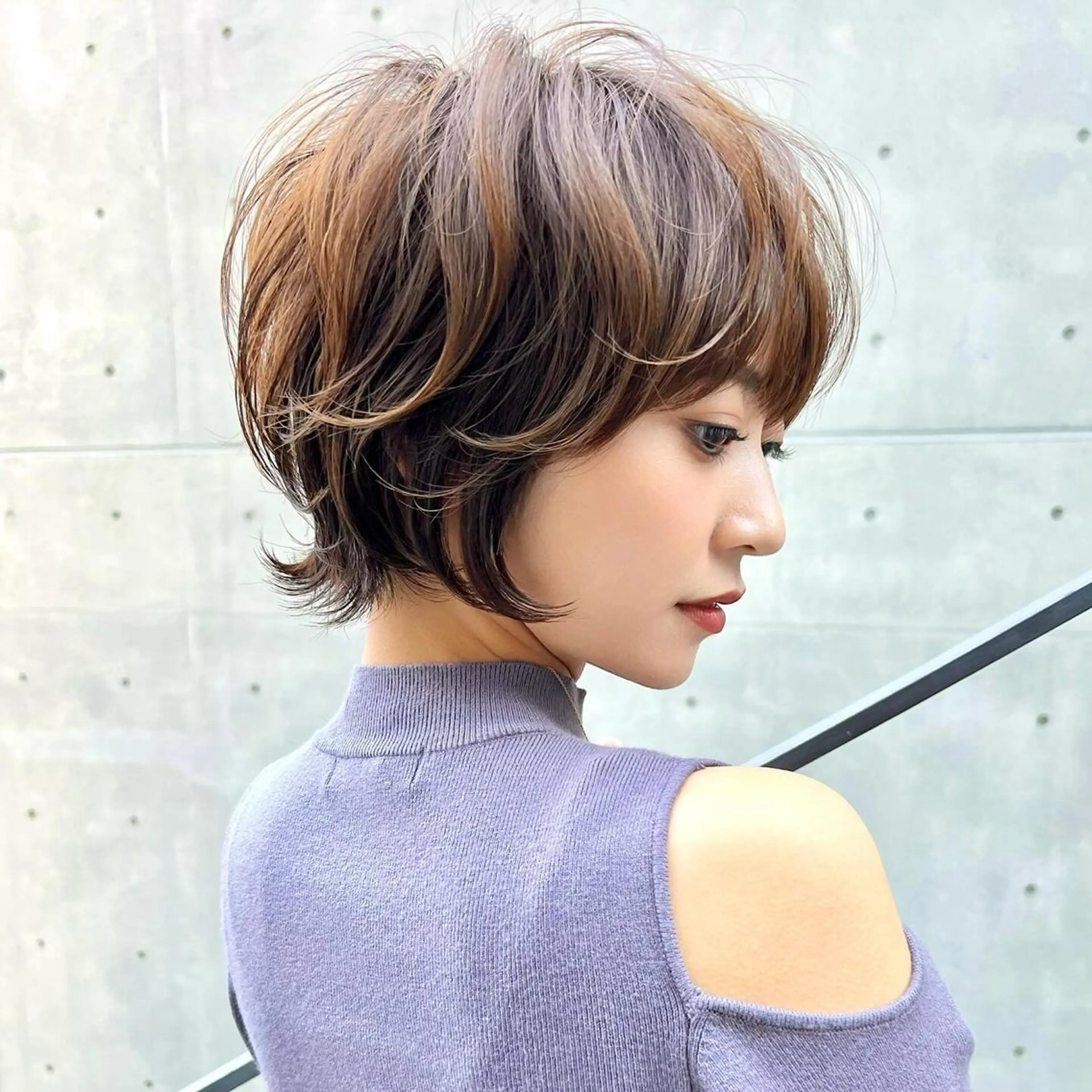 ショート カラー 似合わせカット ショートヘア カット ヘアカラー 銀座No.1ショート 似合わせカット/といのヘアスタイル