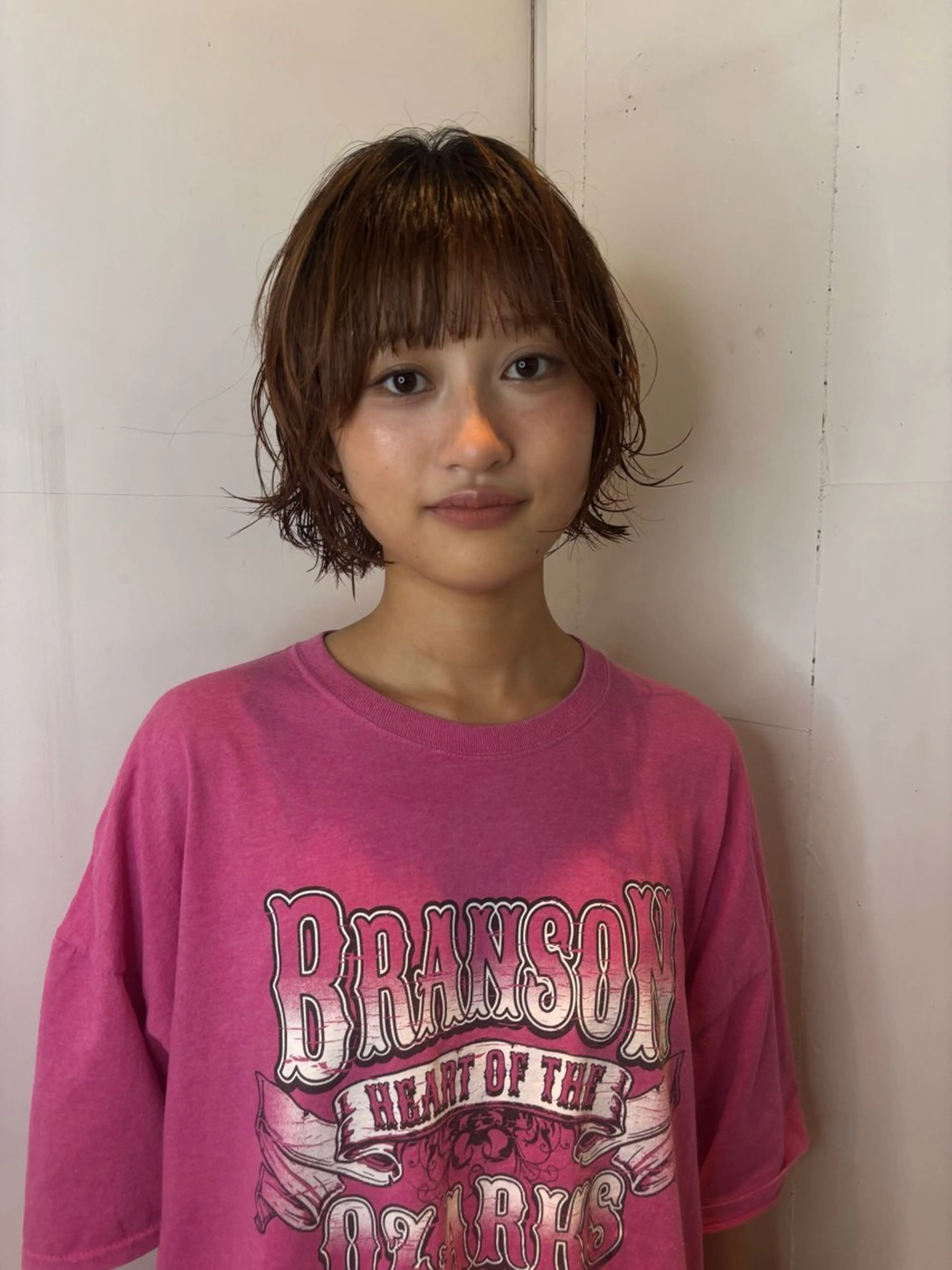 ショート パーマ IO/ブリーチカラー 特化美容師✨のヘアスタイル