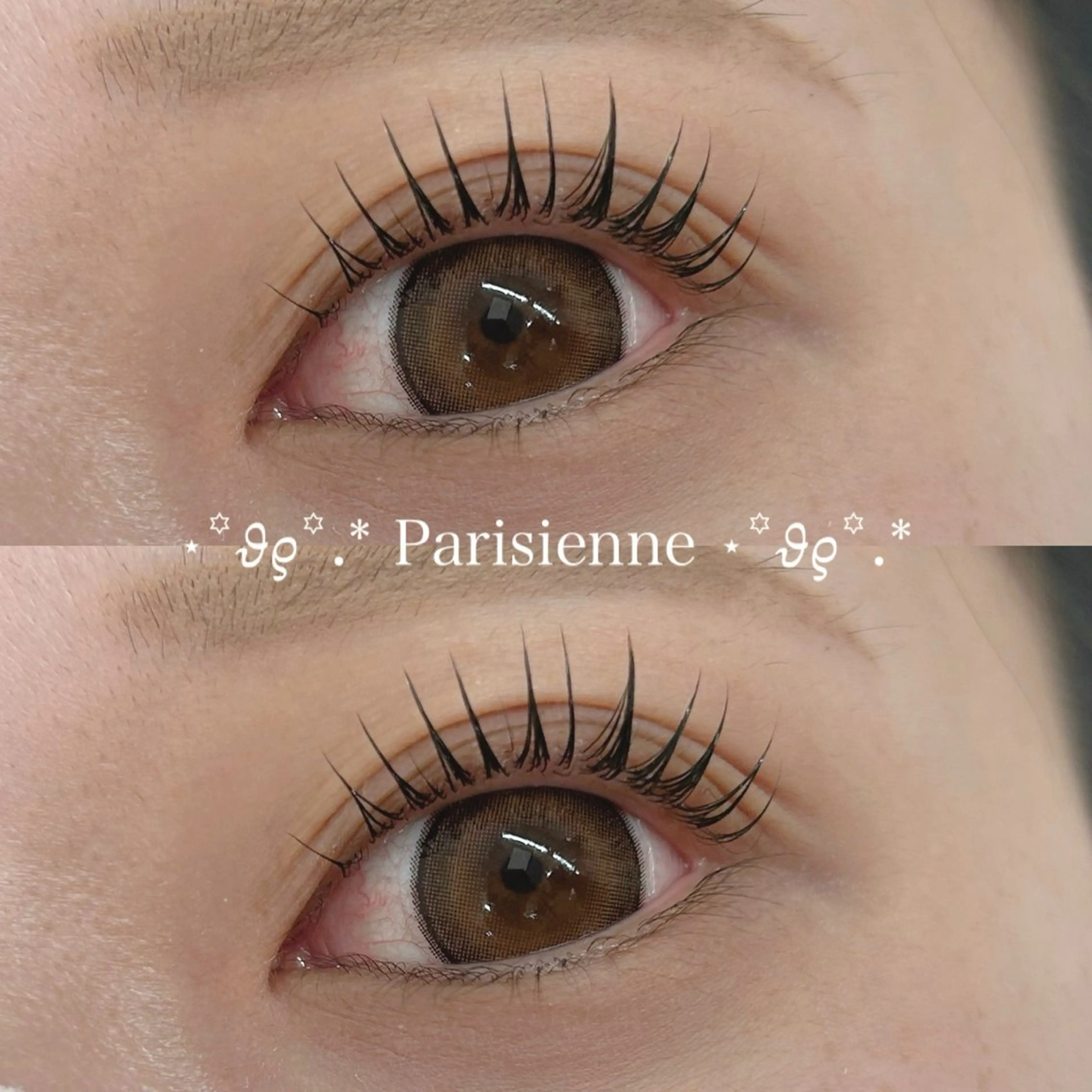 マツエク・マツパ 束感まつ毛 韓国風マツエク パリジェンヌラッシュリフト まつげパーマ 一重×まつ毛パーマ イトウ フウミのマツエク・マツパデザイン