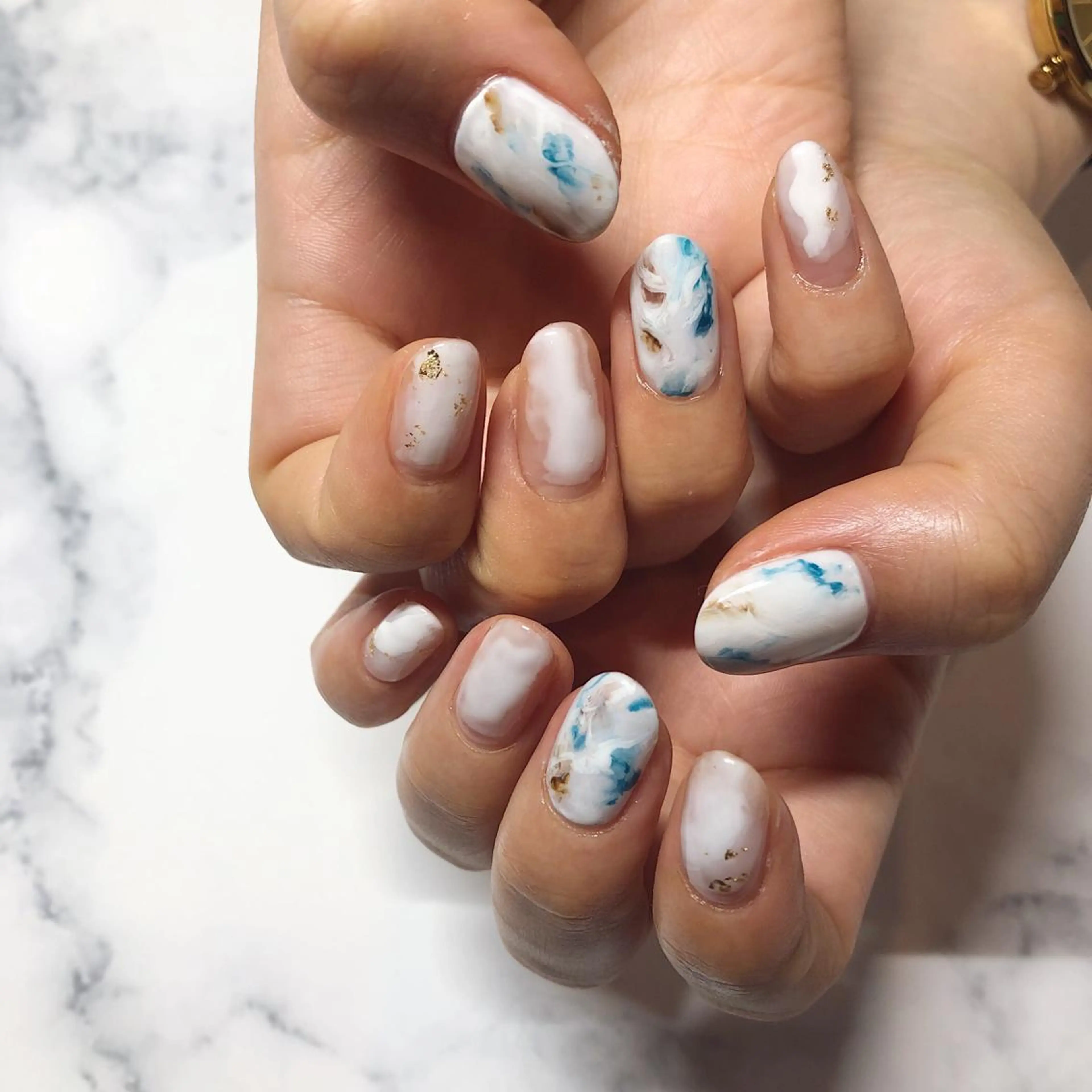 ネイル ハンドネイル 🌞💜 KAORI 🌴のネイルデザイン