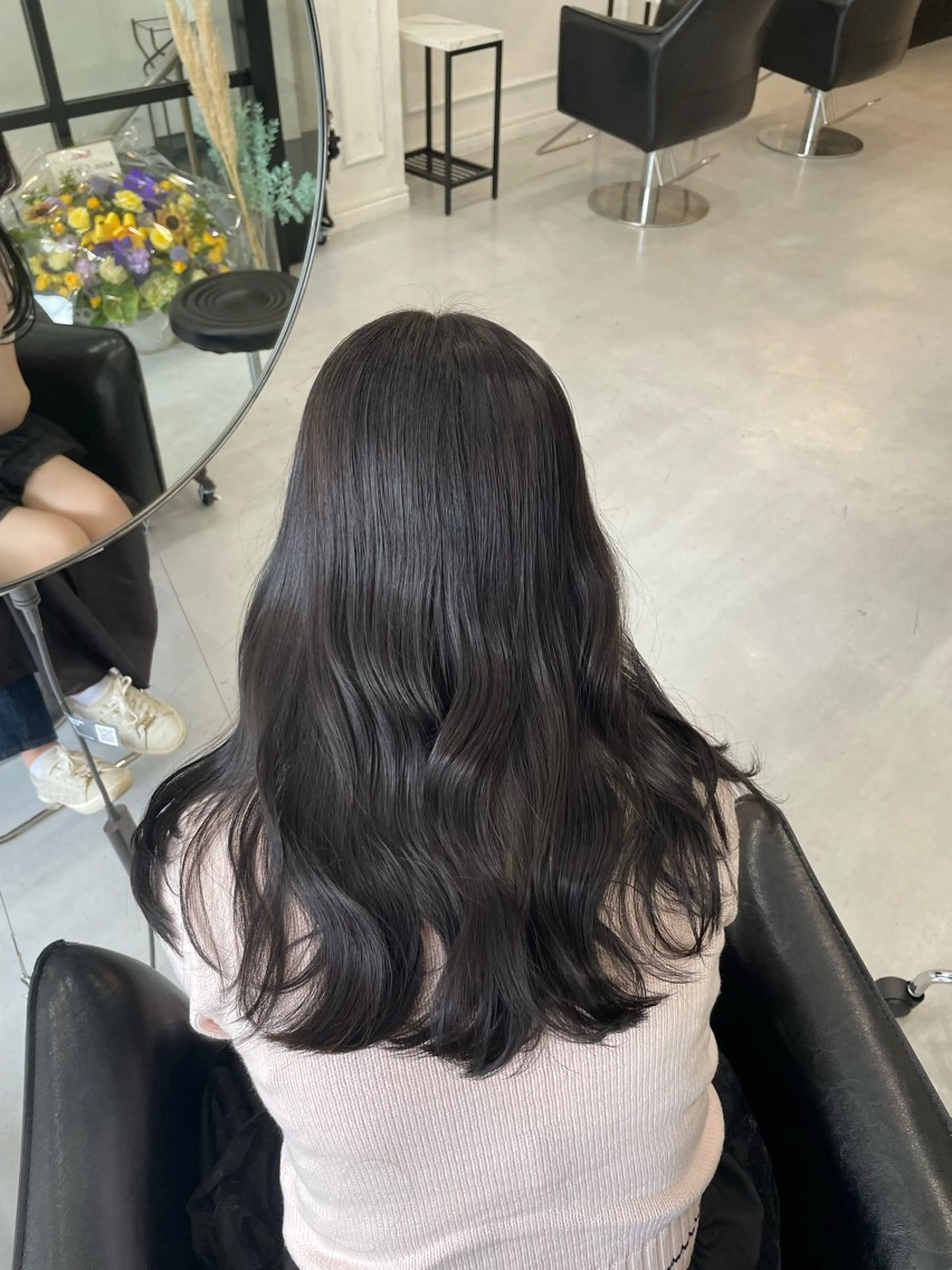 ロング パープルカラー MaisonHALU さくらのヘアスタイル