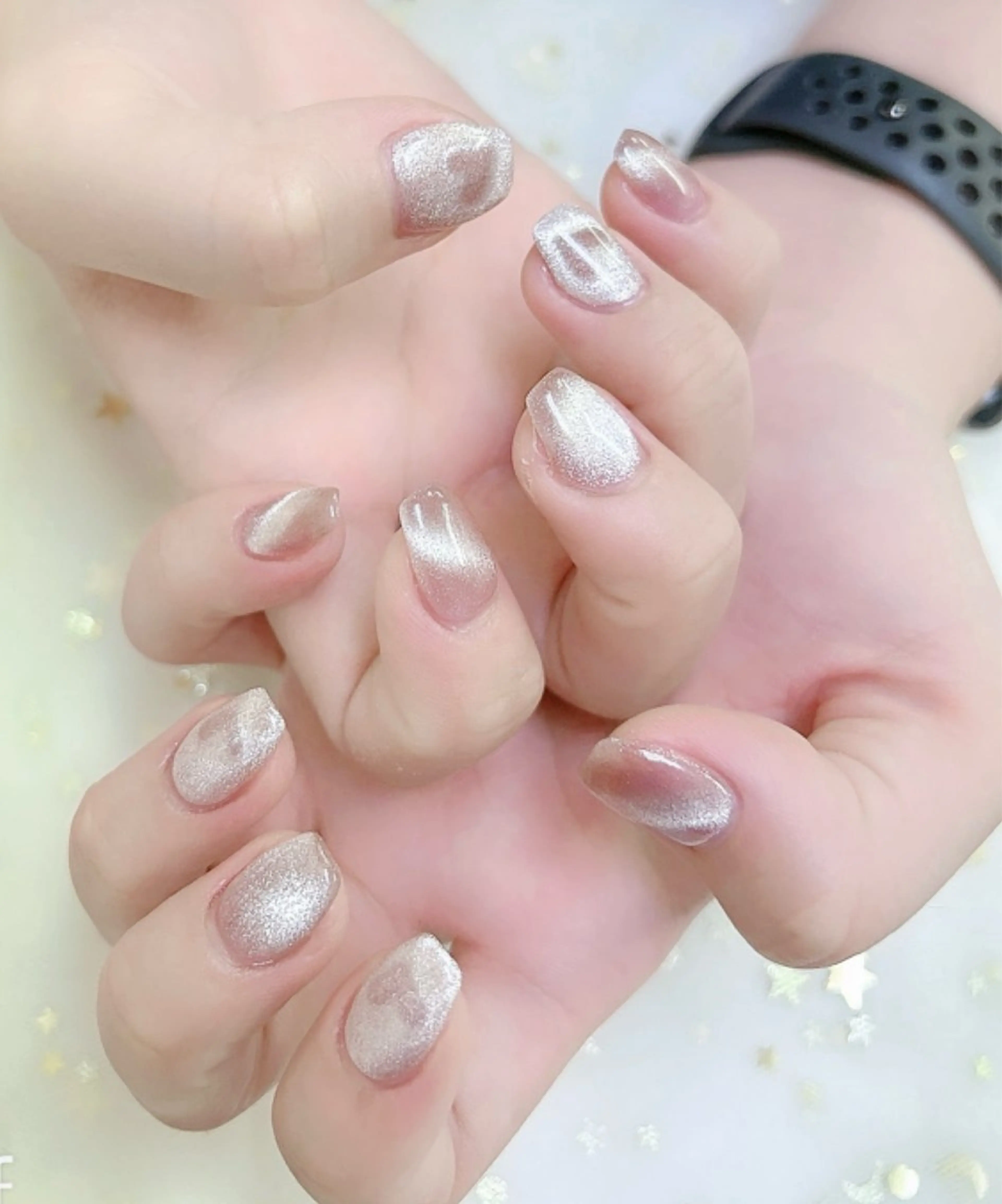 ネイル マグネットネイル ハンドネイル 上福岡 らんらんのネイルデザイン